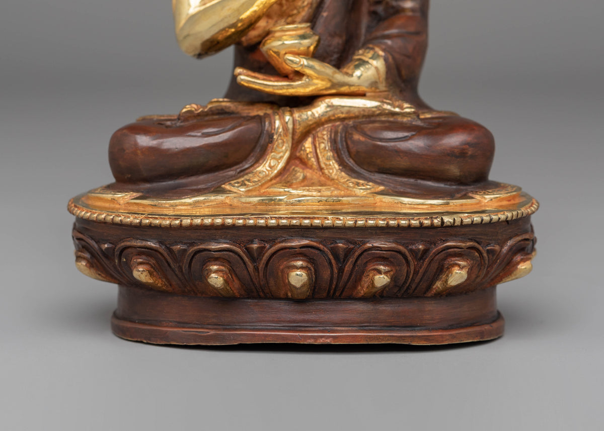 Handmade Amogasiddhi Buddha Statue | Traditional Tibetan Deity Sculpture