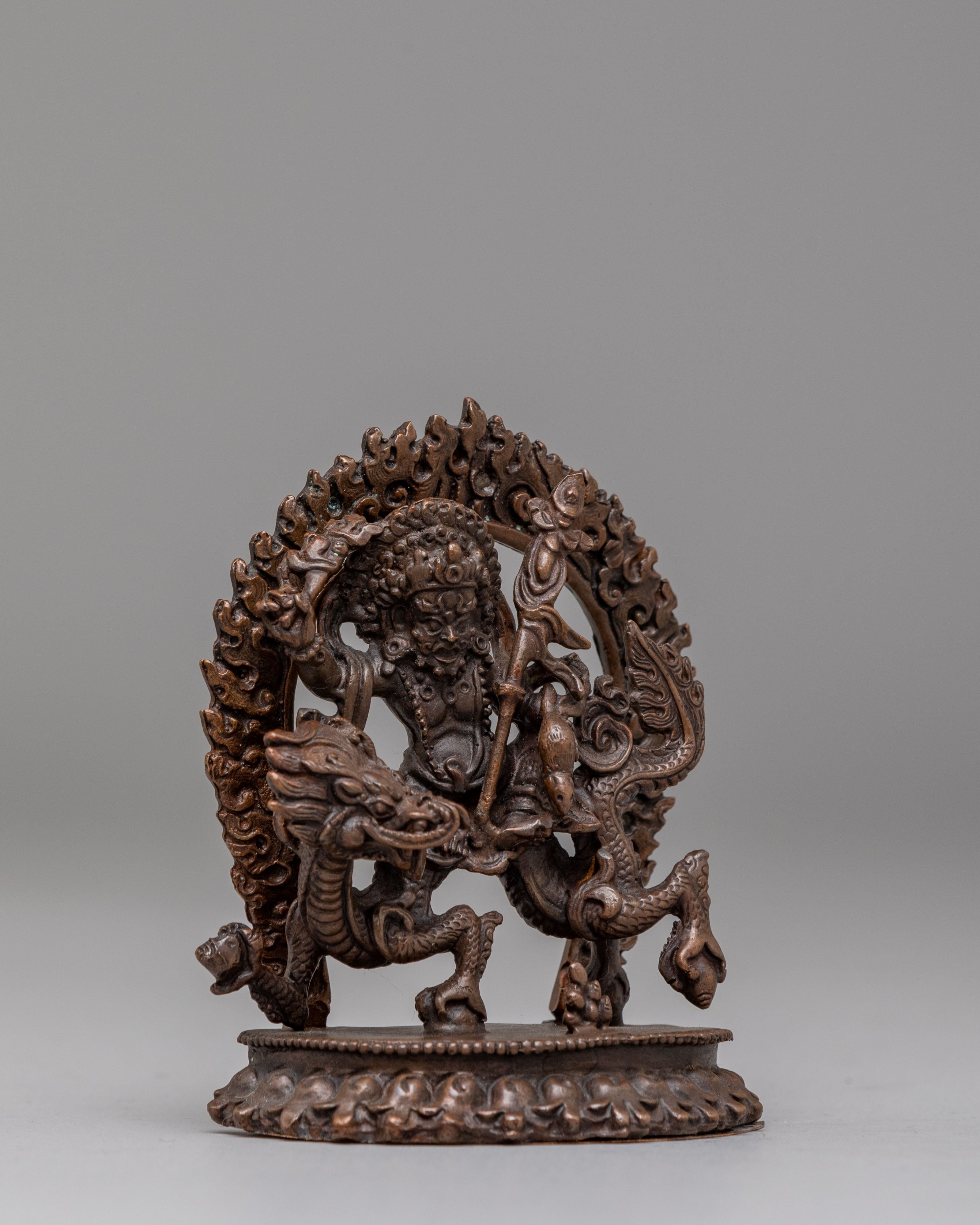 Himalayan White Dzambhala Figure | Wealth Deity Statue