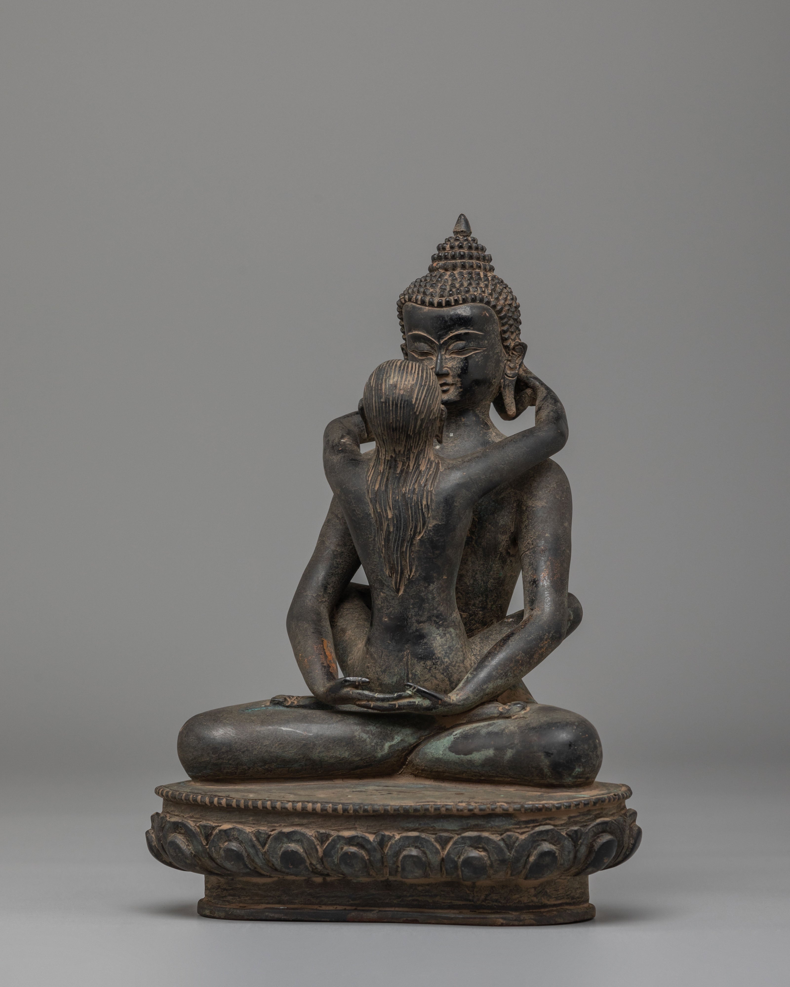 Samantabhadra With Consort Altar Statue | Vajrayana Buddhist Art