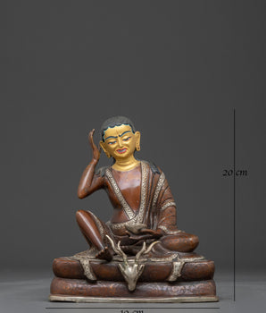 Tibetan Handmade Figurine of Milarepa