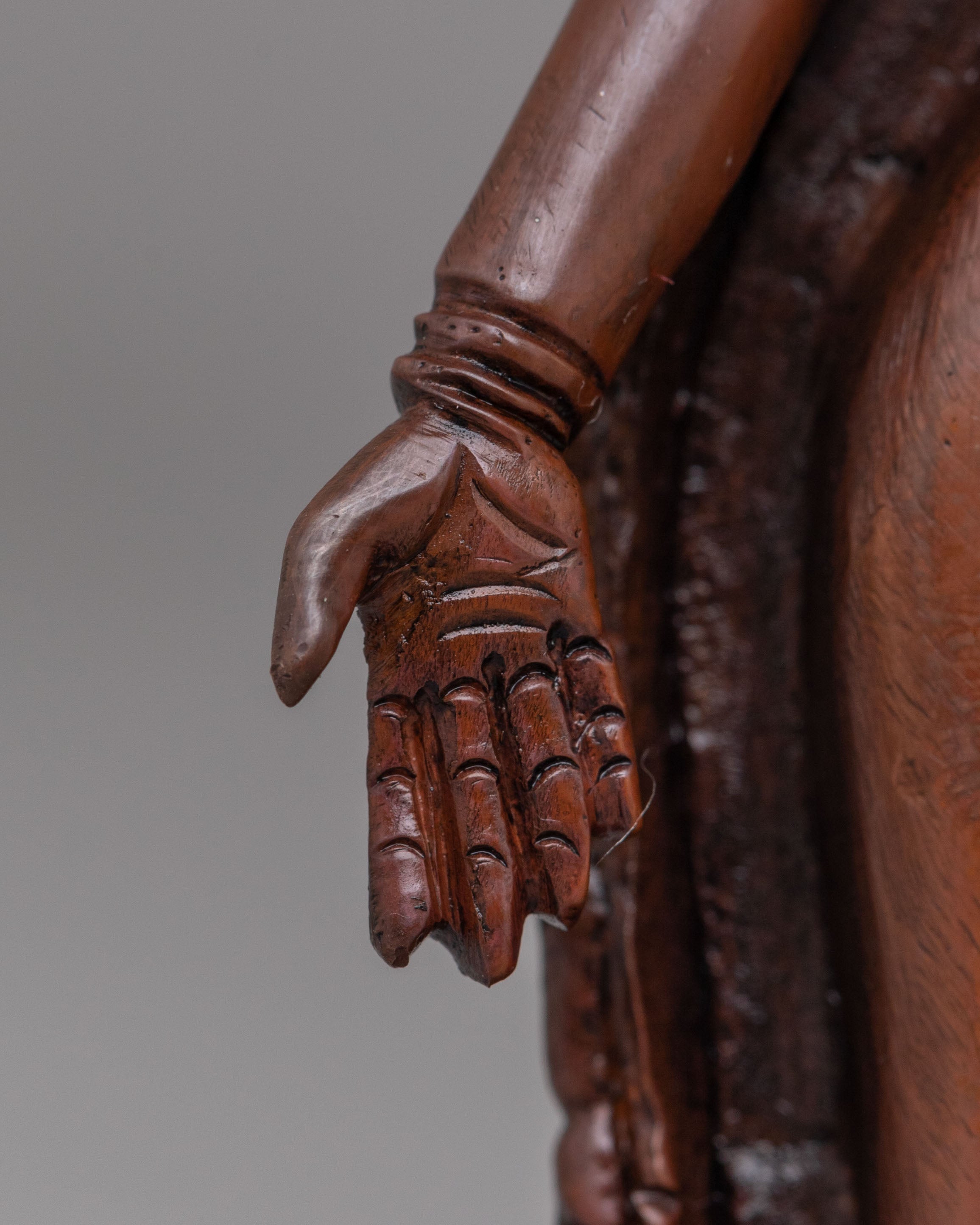 Spiritual Dipankara Buddha Statue | Oxidized Copper Body