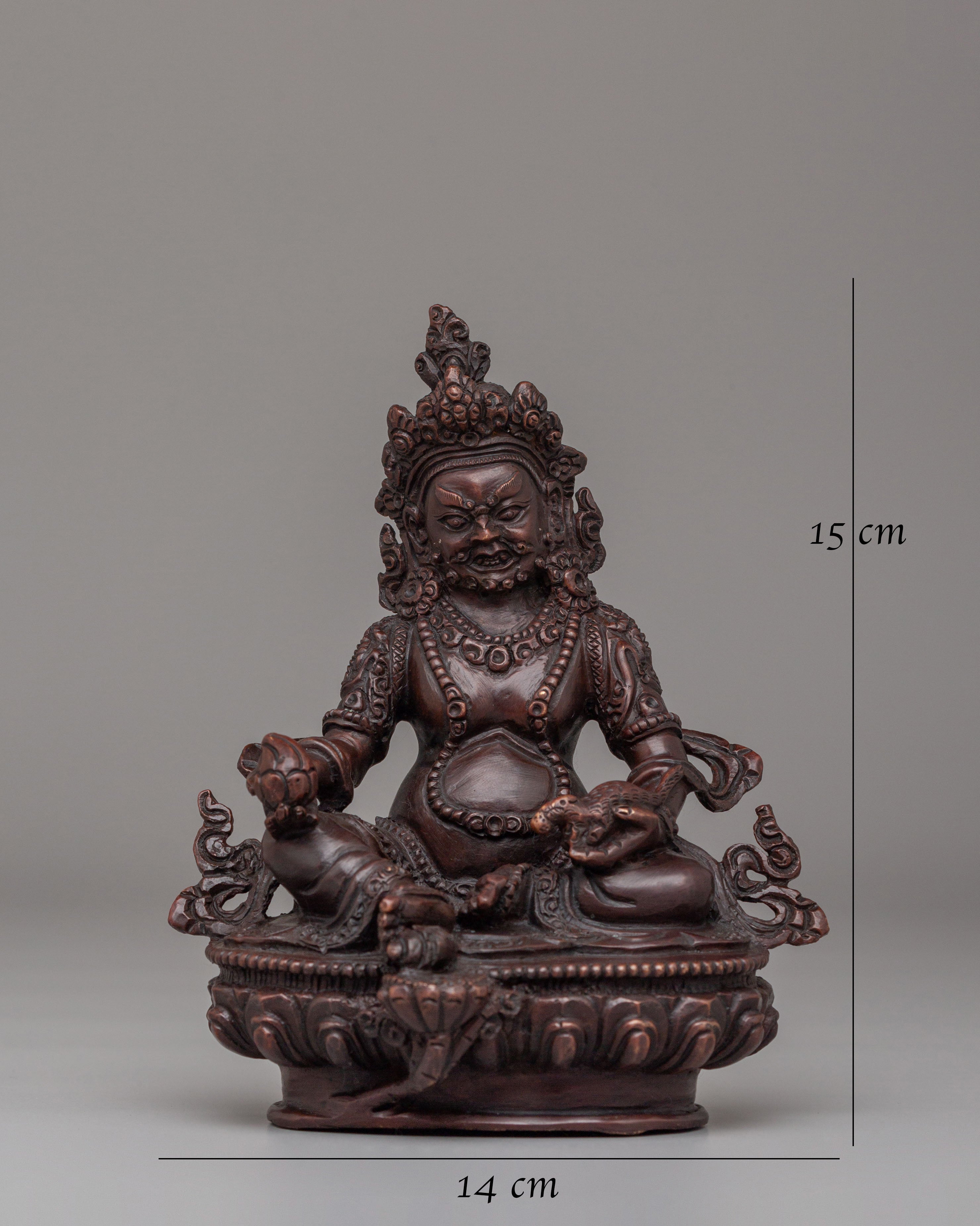 Tibetan Dzambhala Deity Statue | Wealth Deity Sculpture