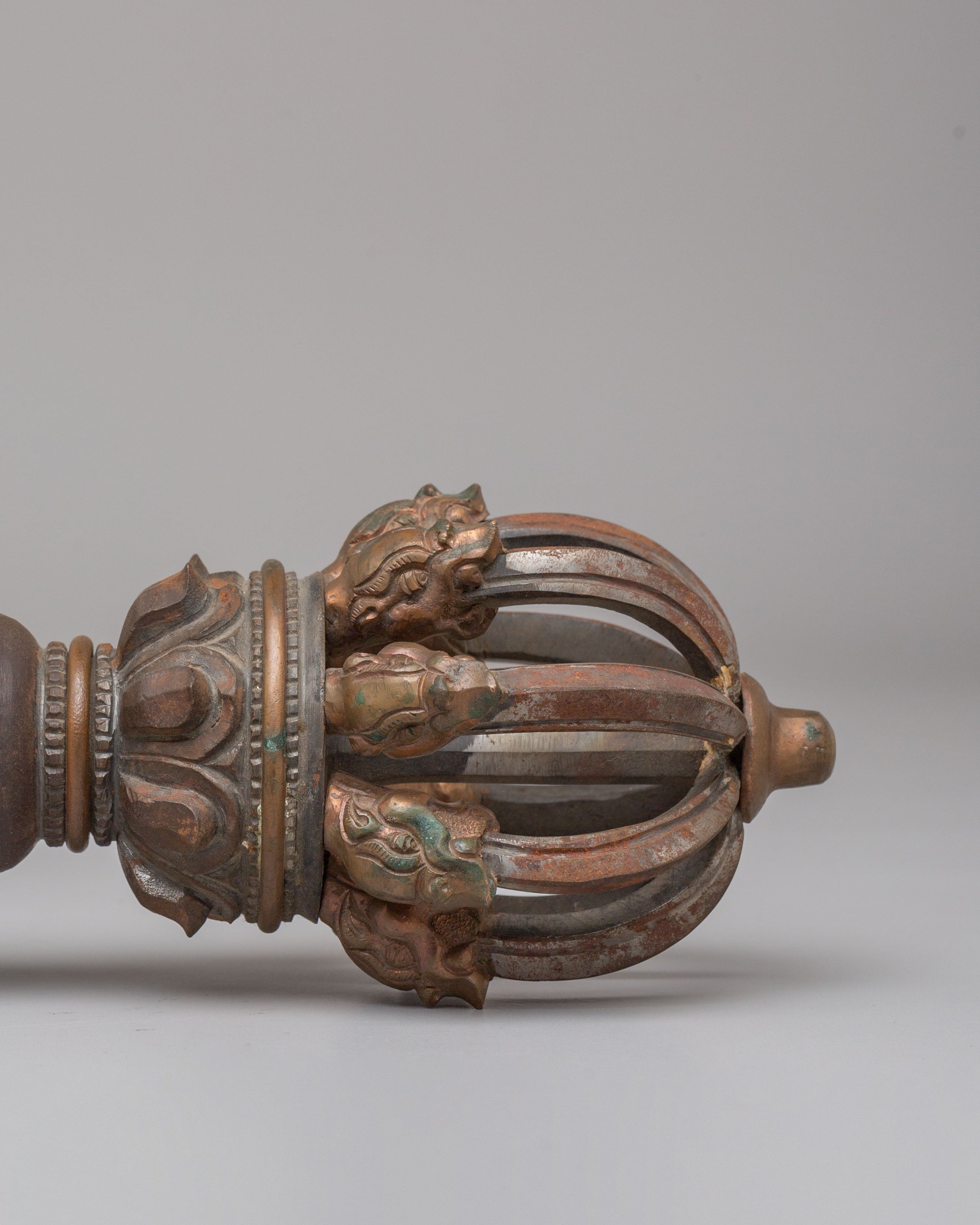Tibetan Altar Ritual Vajra | Sacred Buddhist Artifact for Meditation and Altar Decor