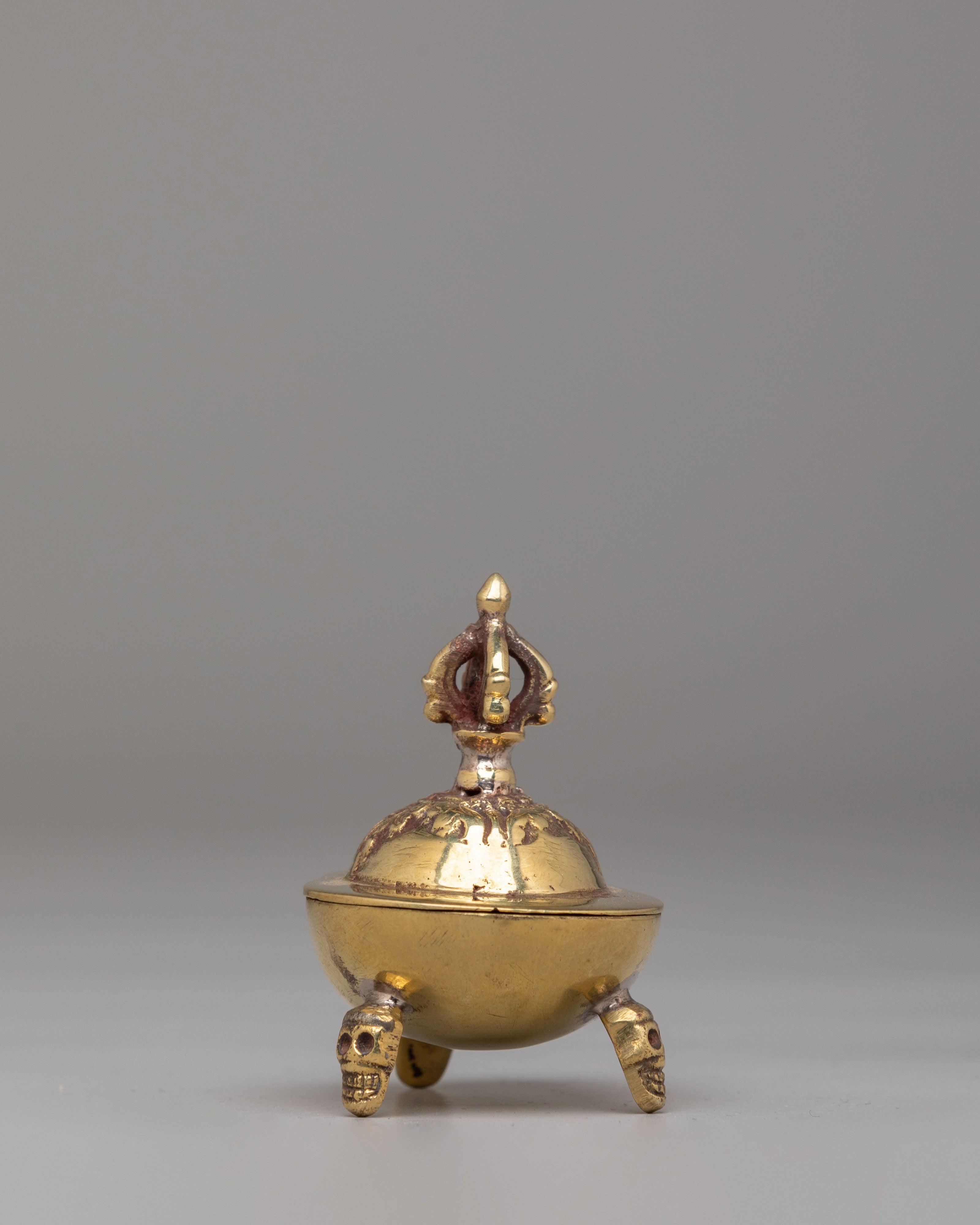 Spiritual Kapala for Meditation Altar | Brass Buddhist Ritual Vessel