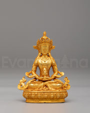 Machine-Made Amitayus Buddha Statue