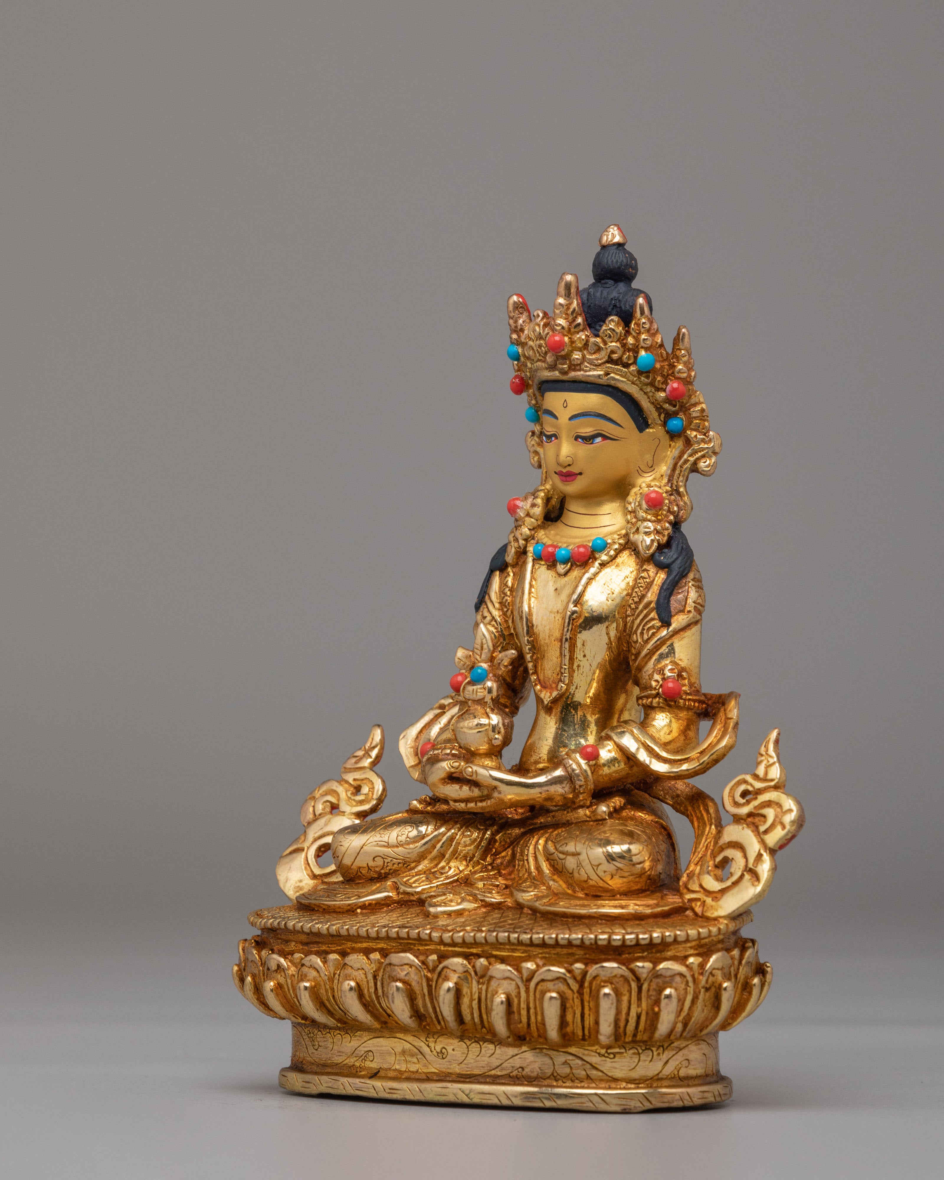 Amitayus Sacred Longevity Deity Sculpture | Symbol of Longevity, Vitality, and Infinite Life