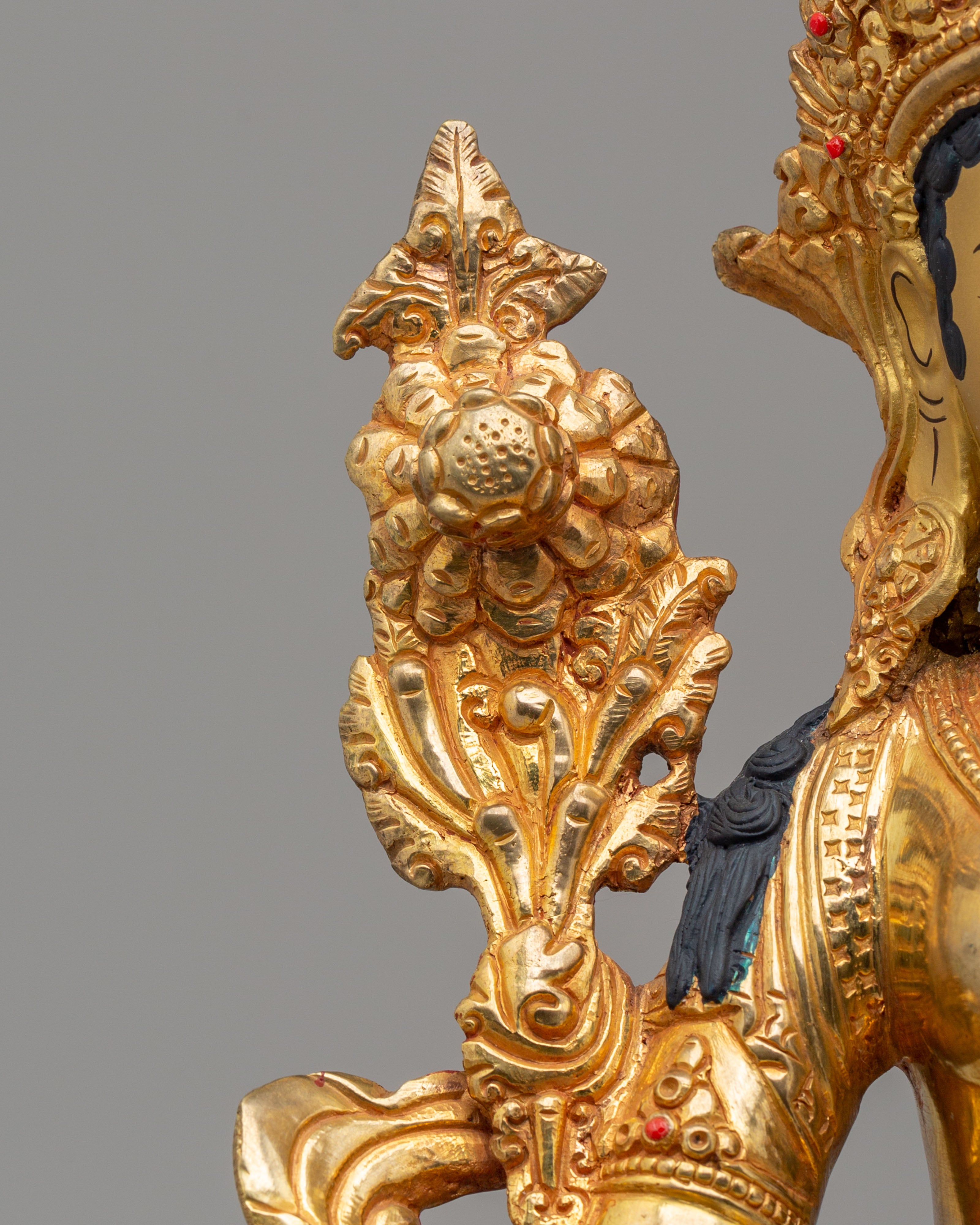 Handmade White Tara Spiritual Sculpture | Meditation and Altar Figure