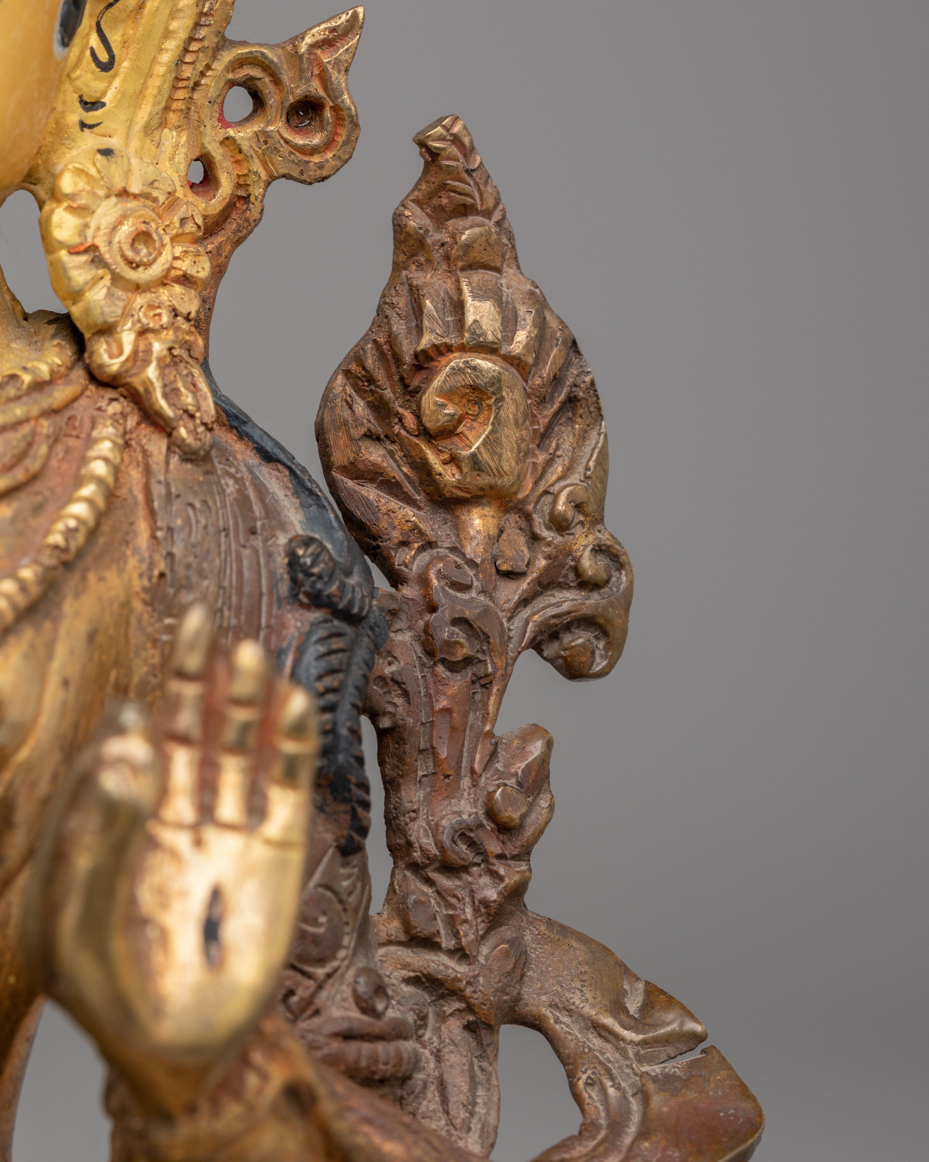 Traditional Spiritual White Tara Sculpture | Tibetan Buddhist Deity Figurine
