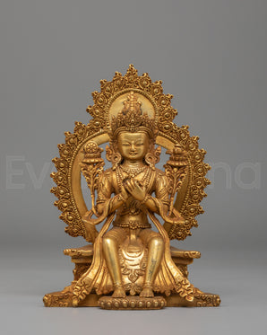 Buddhist Maitreya Buddha Sculpture