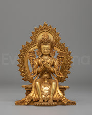 Buddhist Maitreya Buddha Sculpture 