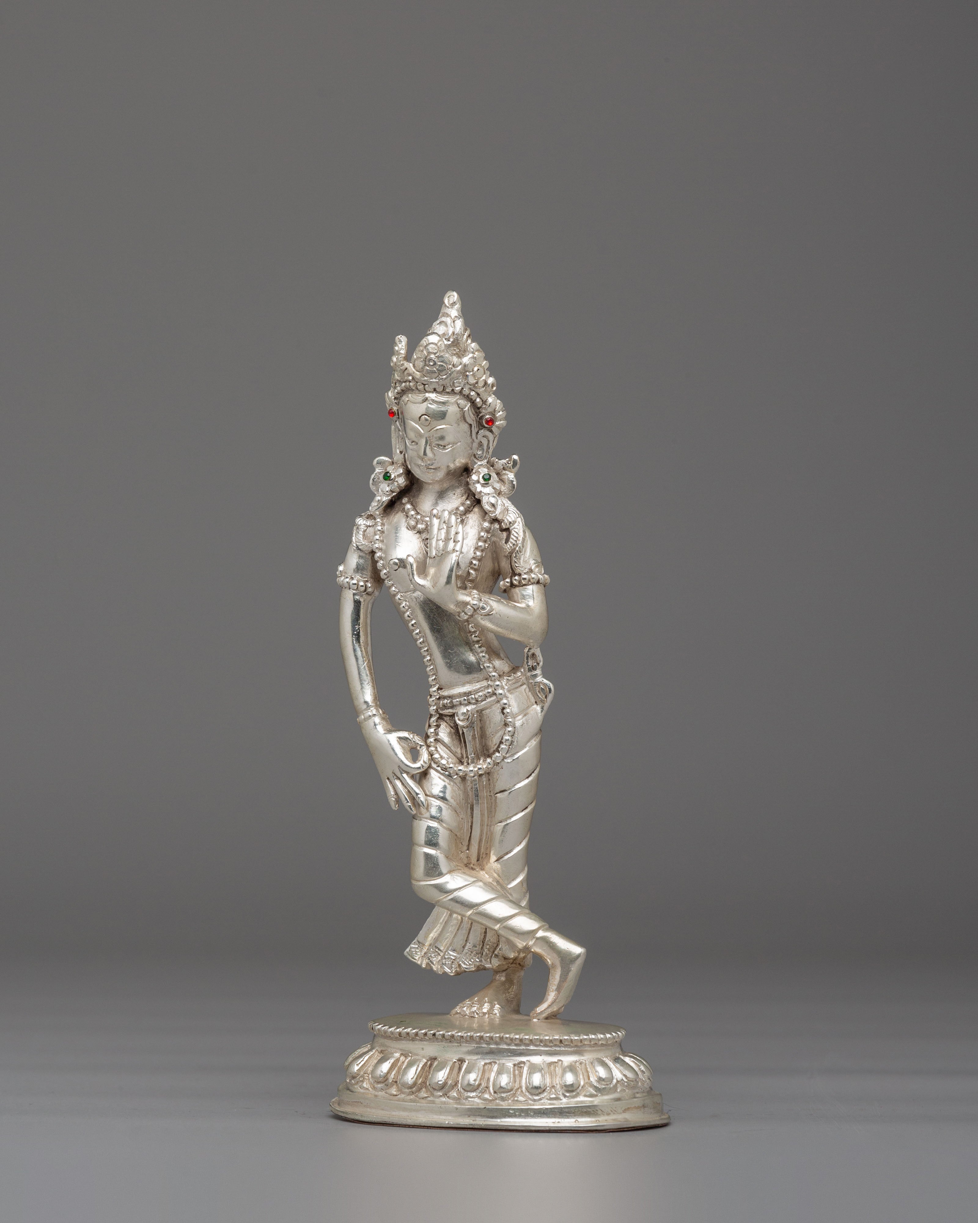 Traditional Radha Krishna Statue | Hindu Deity Figurine
