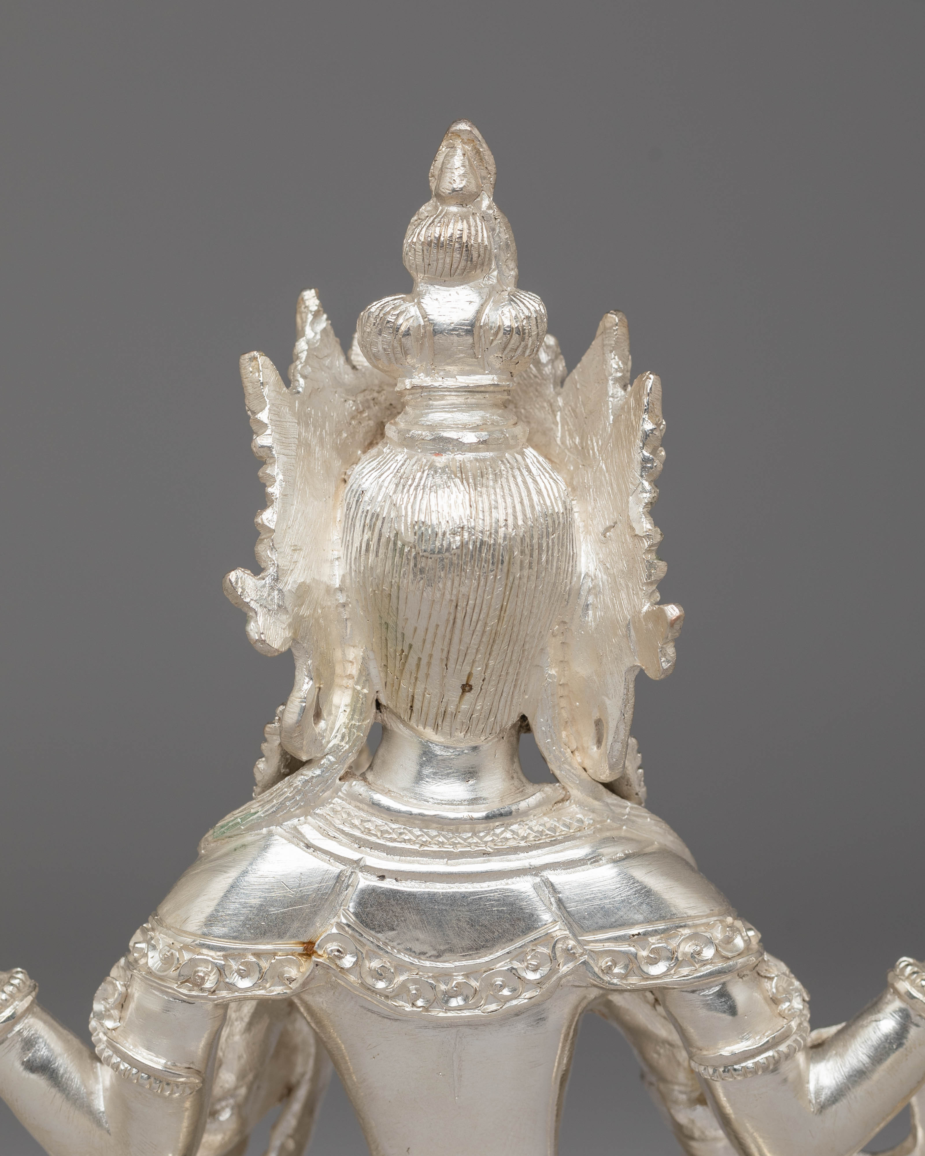 Handcrafted Silver Hindu Deity Laxmi | The Goddess of Wealth