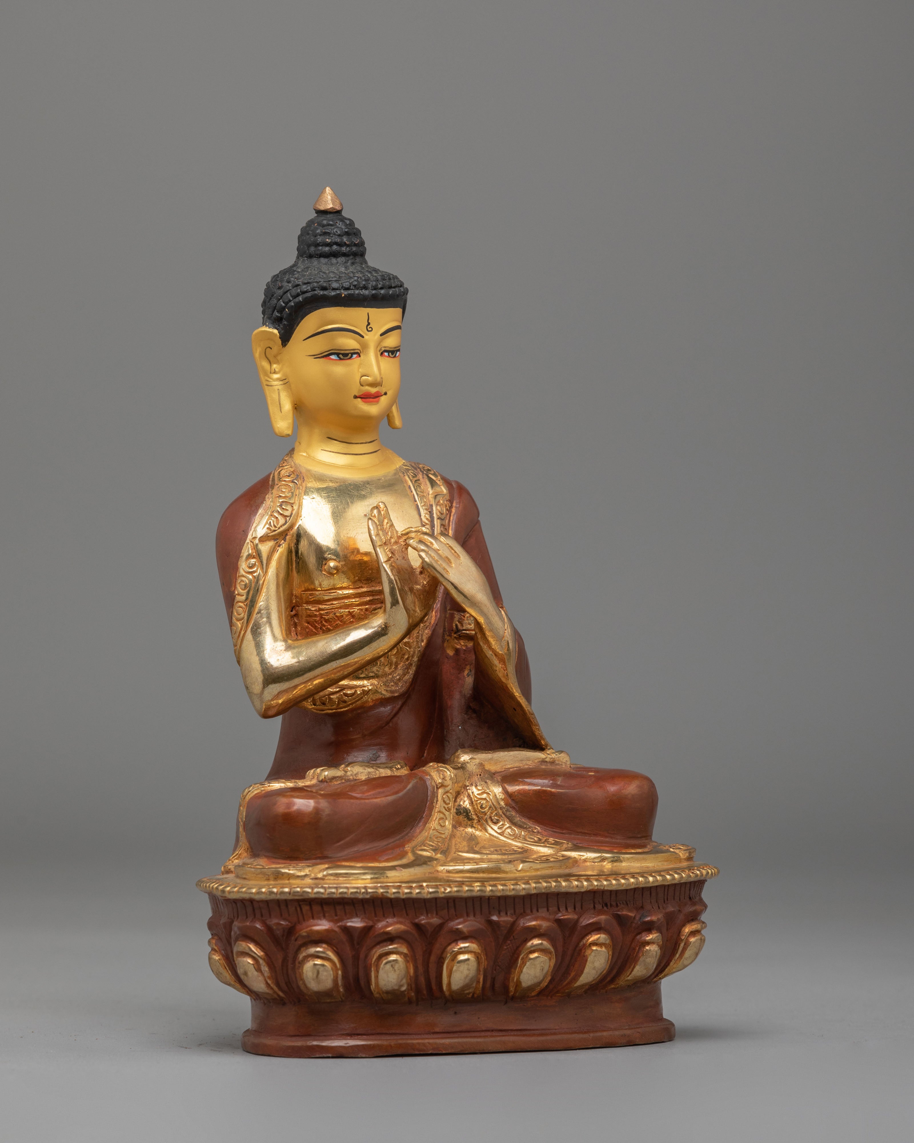 Cosmic Buddha Vairocana Altar Statue | Enlightened Buddha Figurine for Meditation