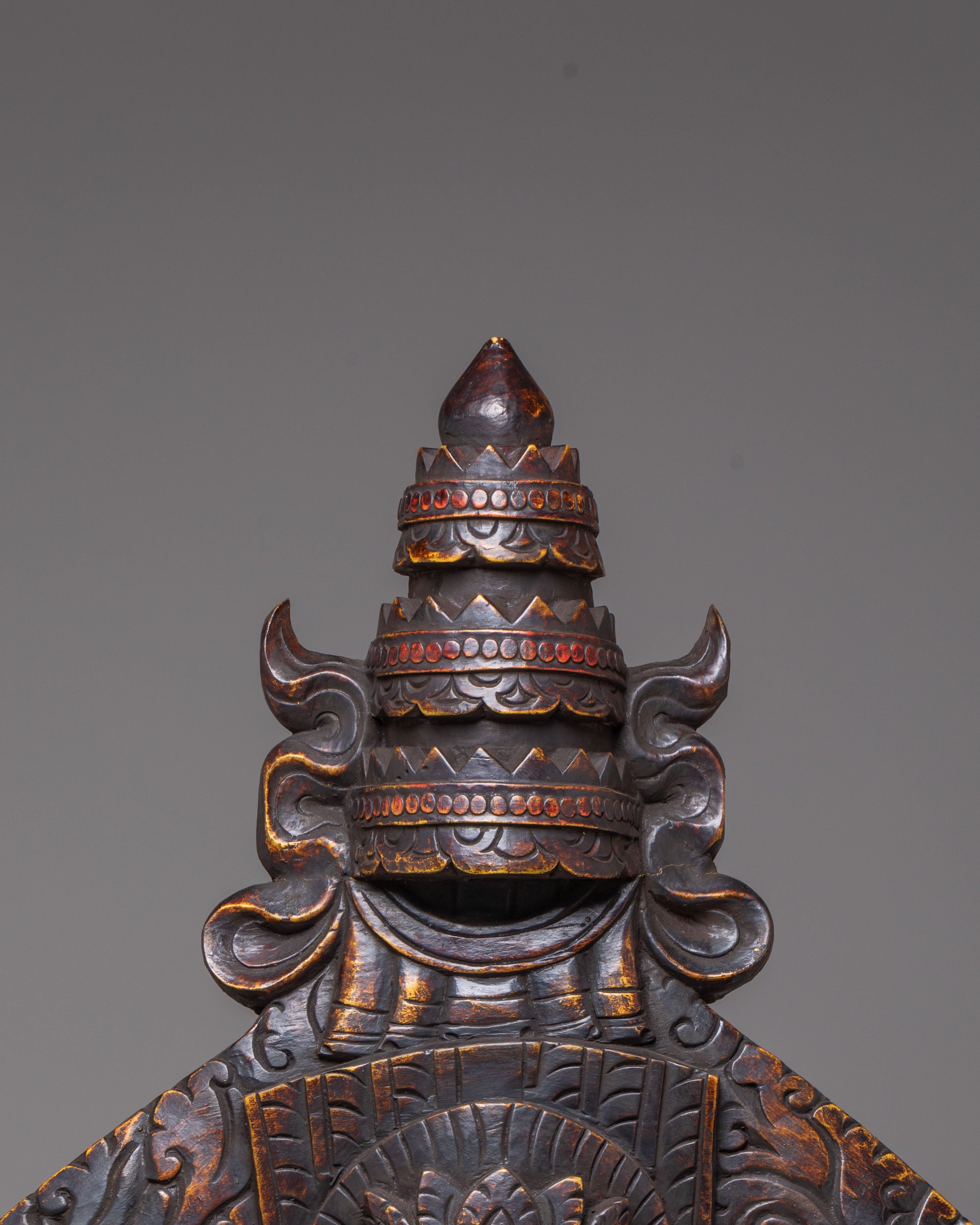 Sacred Divine Guardian Torana | Traditional Buddhist Artwork