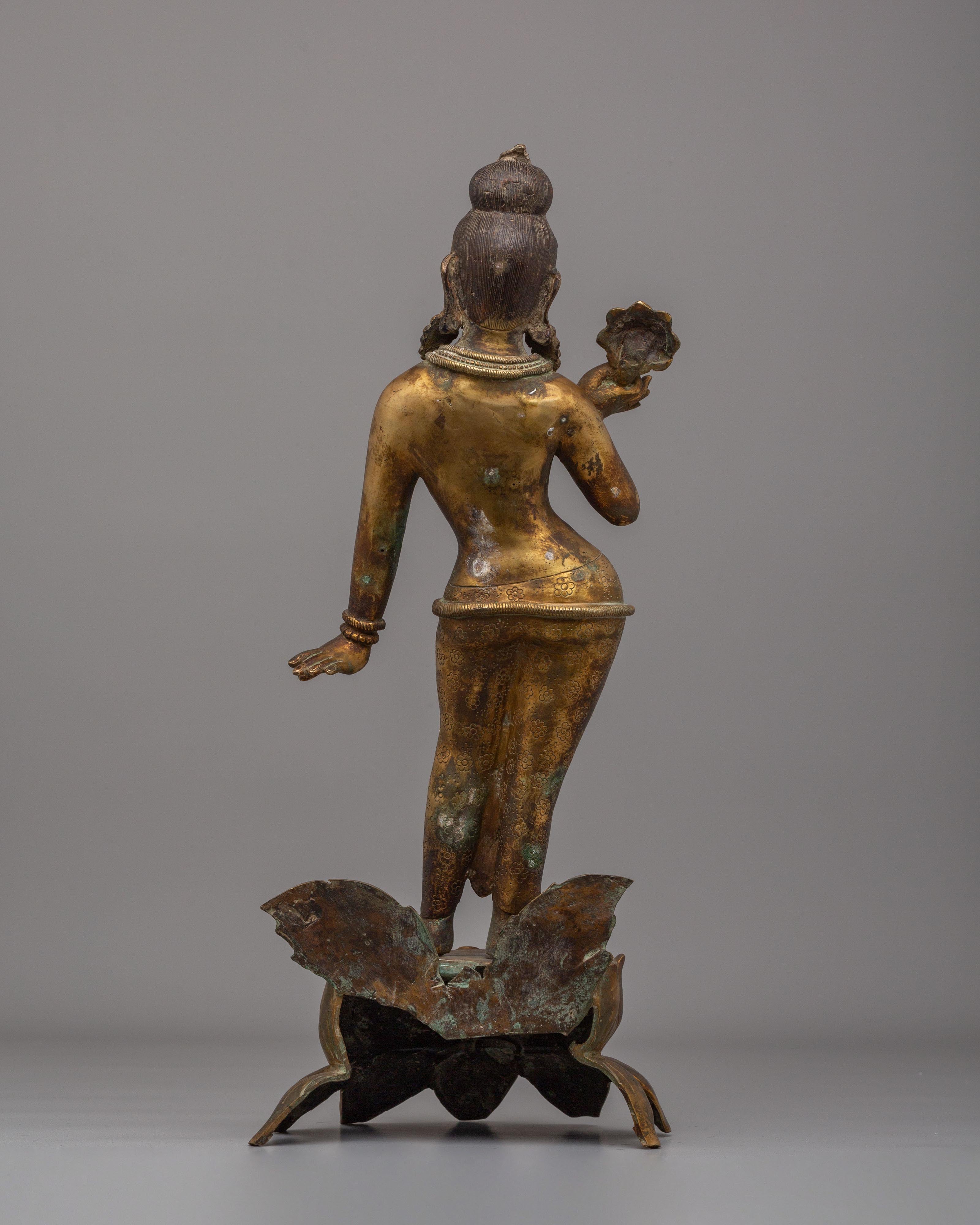 Maya Devi Mother Buddha Statue | Tibetan Sculpture