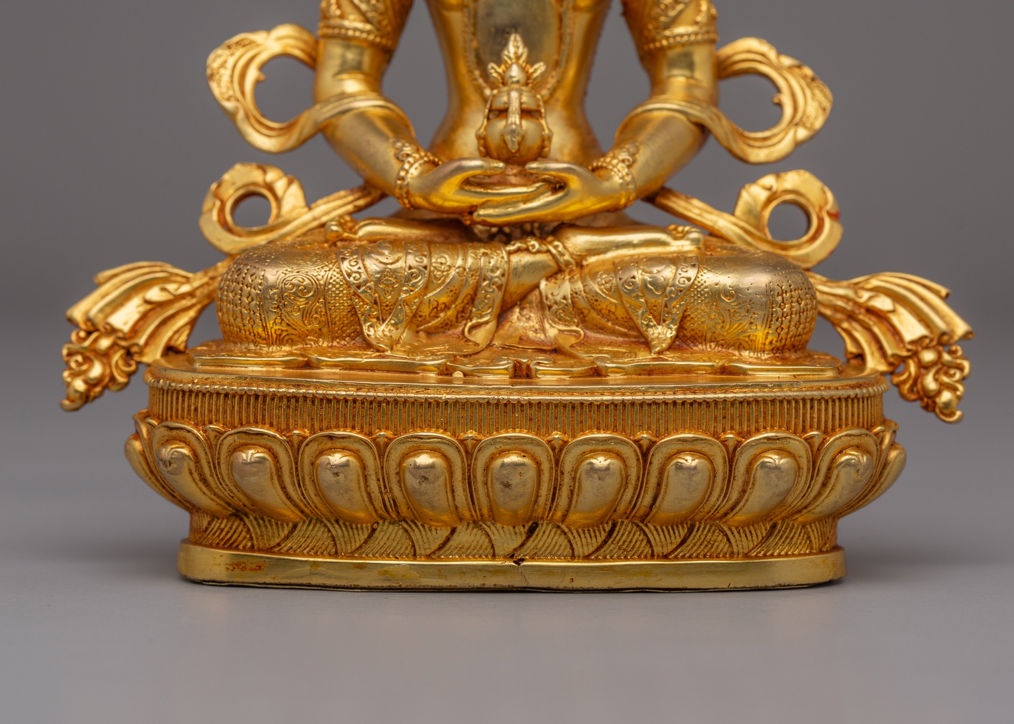 Handmade Buddhist Amitayus Statue | Symbol of Infinite Life