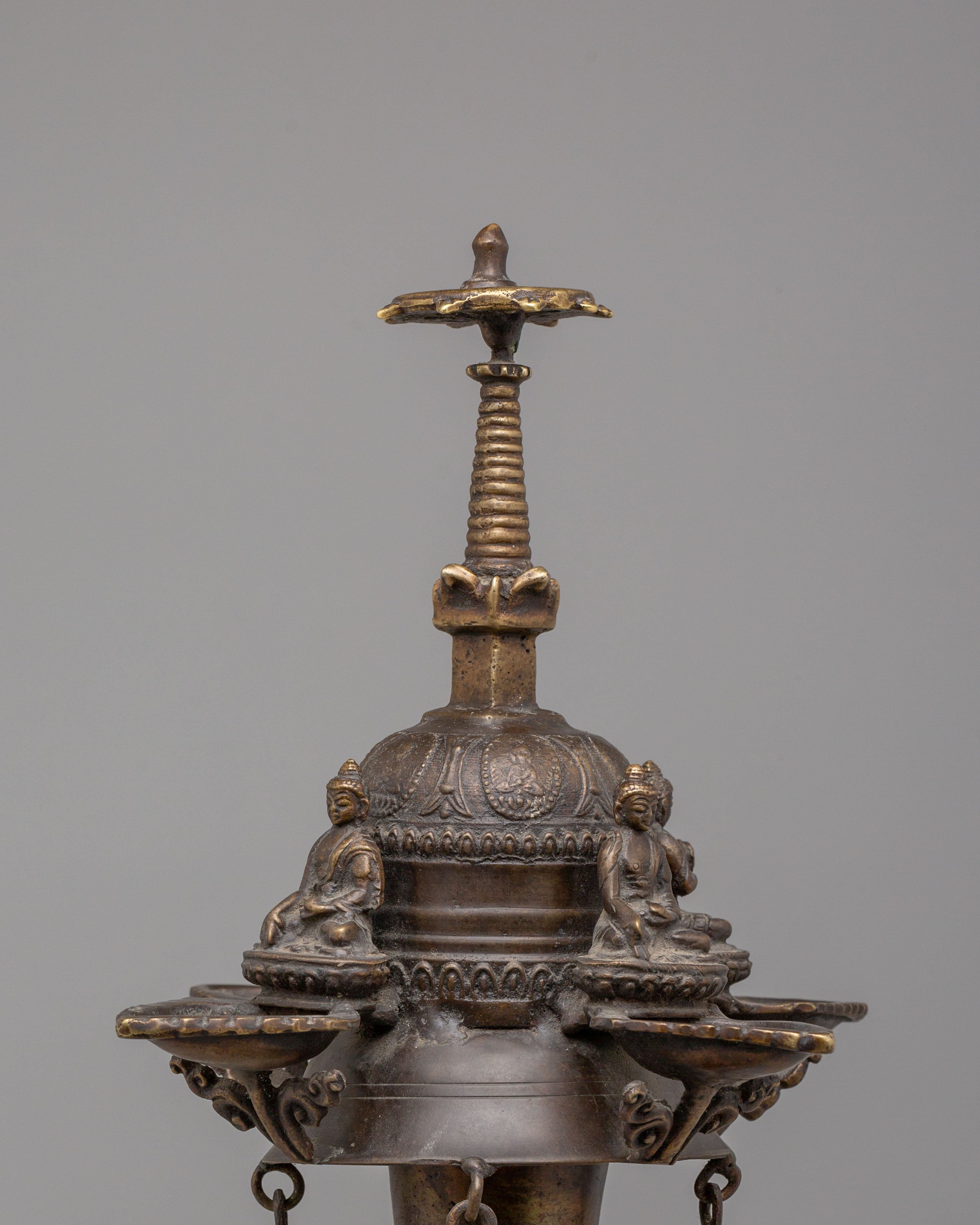 Buddhist Altar Oil Lamp | Spiritual Home Decor