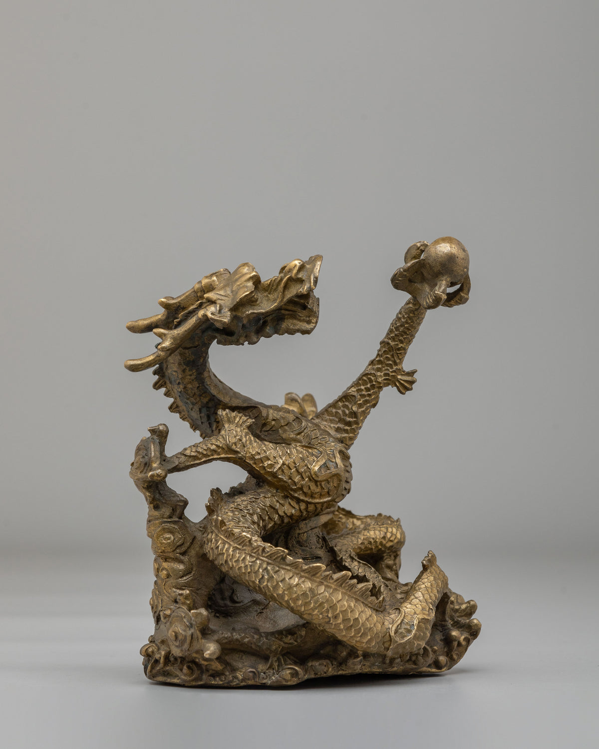 Handcrafted Dragon Guardian Sculpture | Symbol of Protection and Strength
