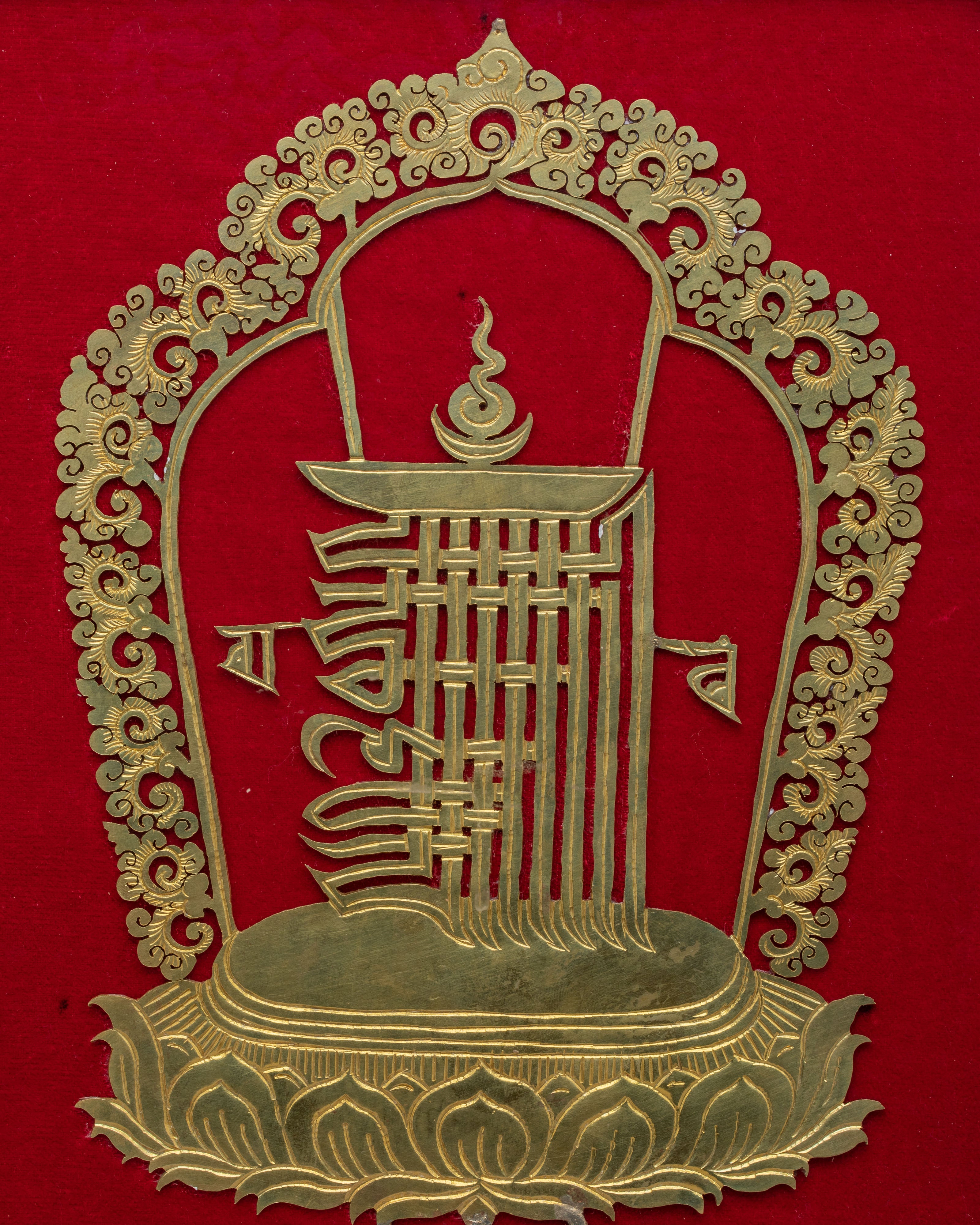 Kalachakra Emblem Wall Hanging | Kalachakra Symbol Art