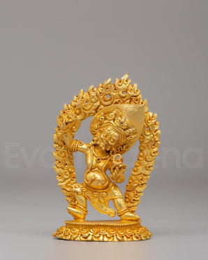 Traditional Vajrapani Altar Statue | Buddhist Protector Deity