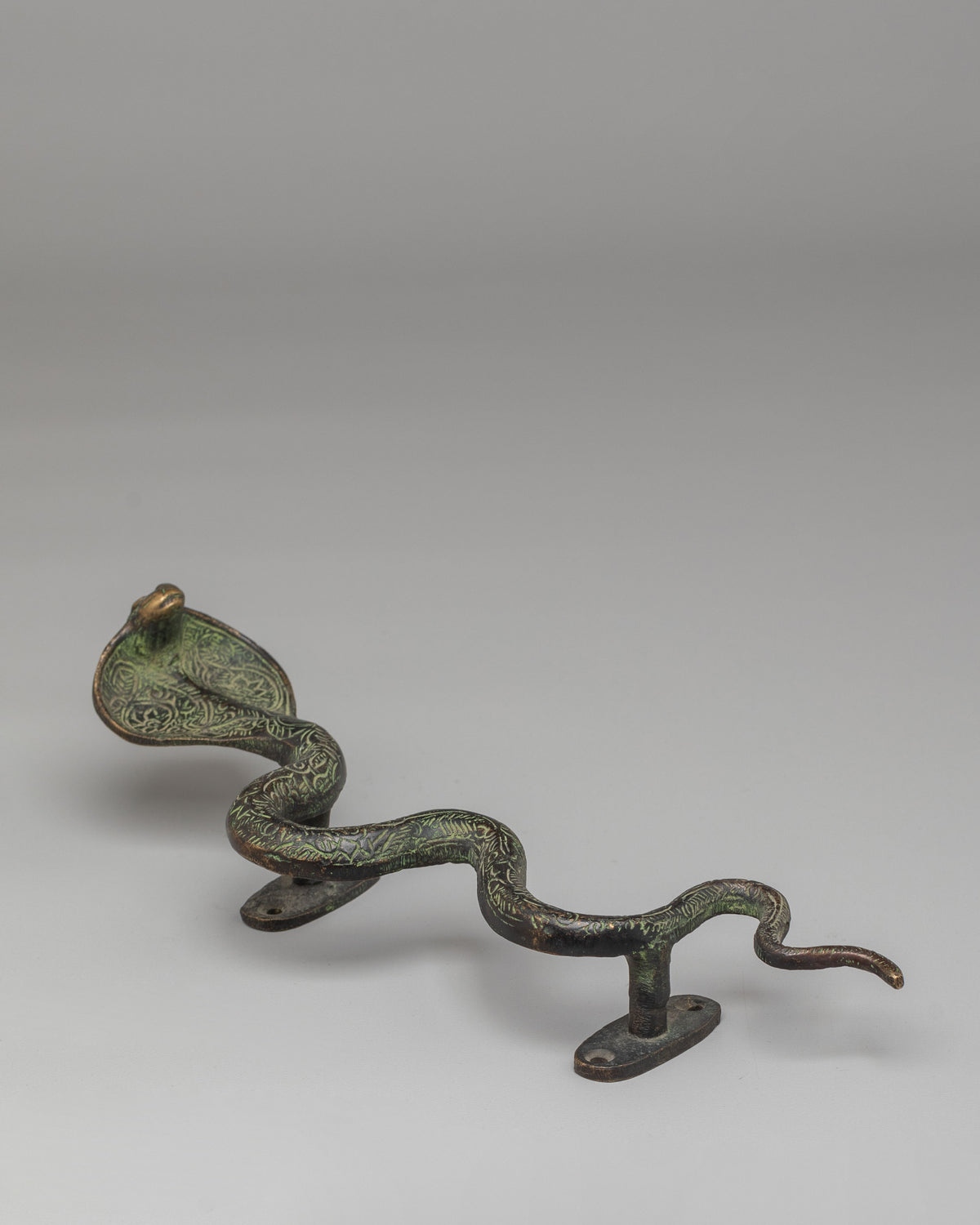 Handmade Snake Door Handle | Intricately Carved Decorative Design