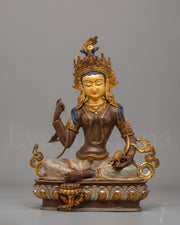 Red Manohara Vasudhara Statue 