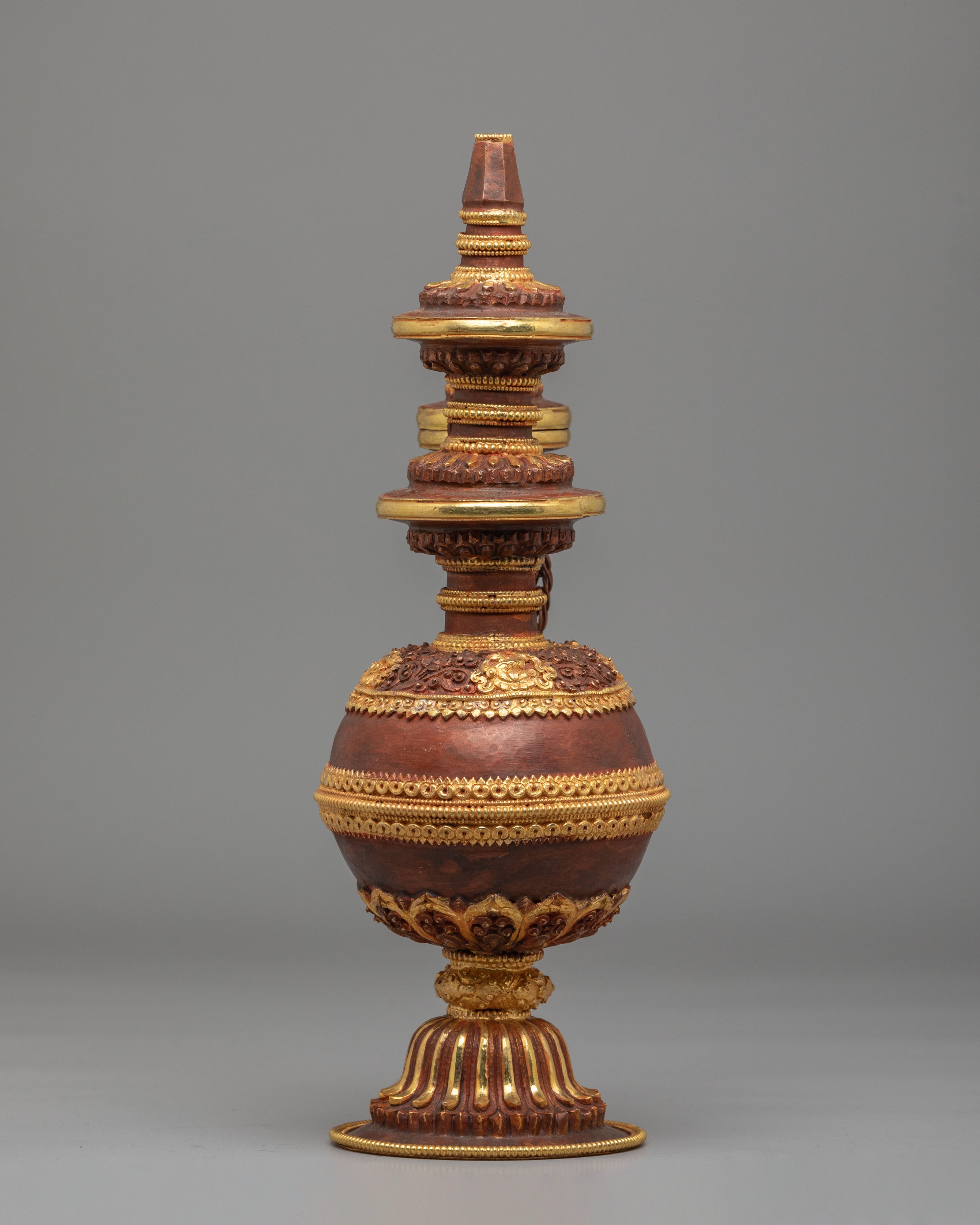 Tibetan Water Vessel | Ritual & Meditation Artifact