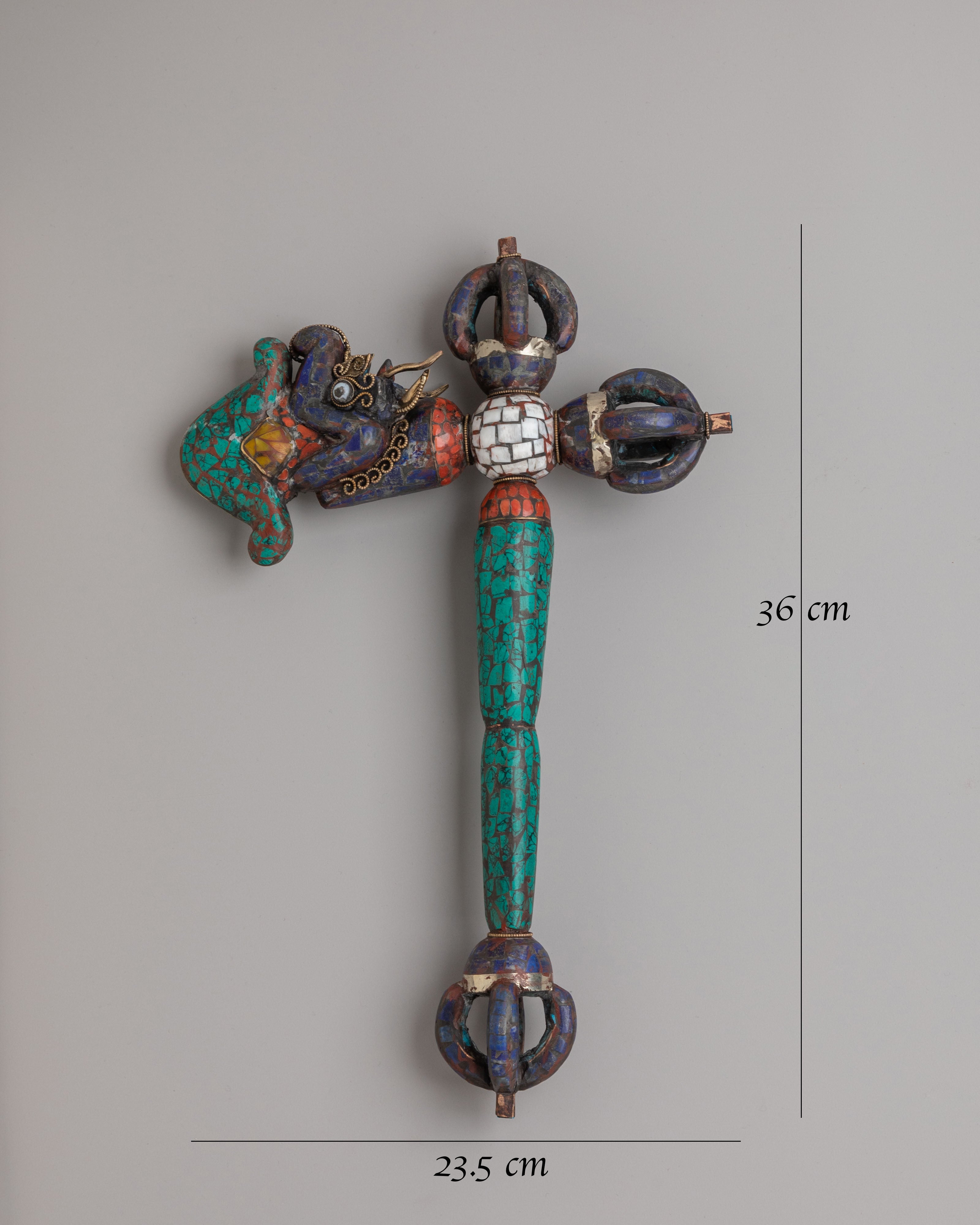 Spiritual Buddhist Kartika Axe | Handcrafted Ritual Axe for Spiritual Practice