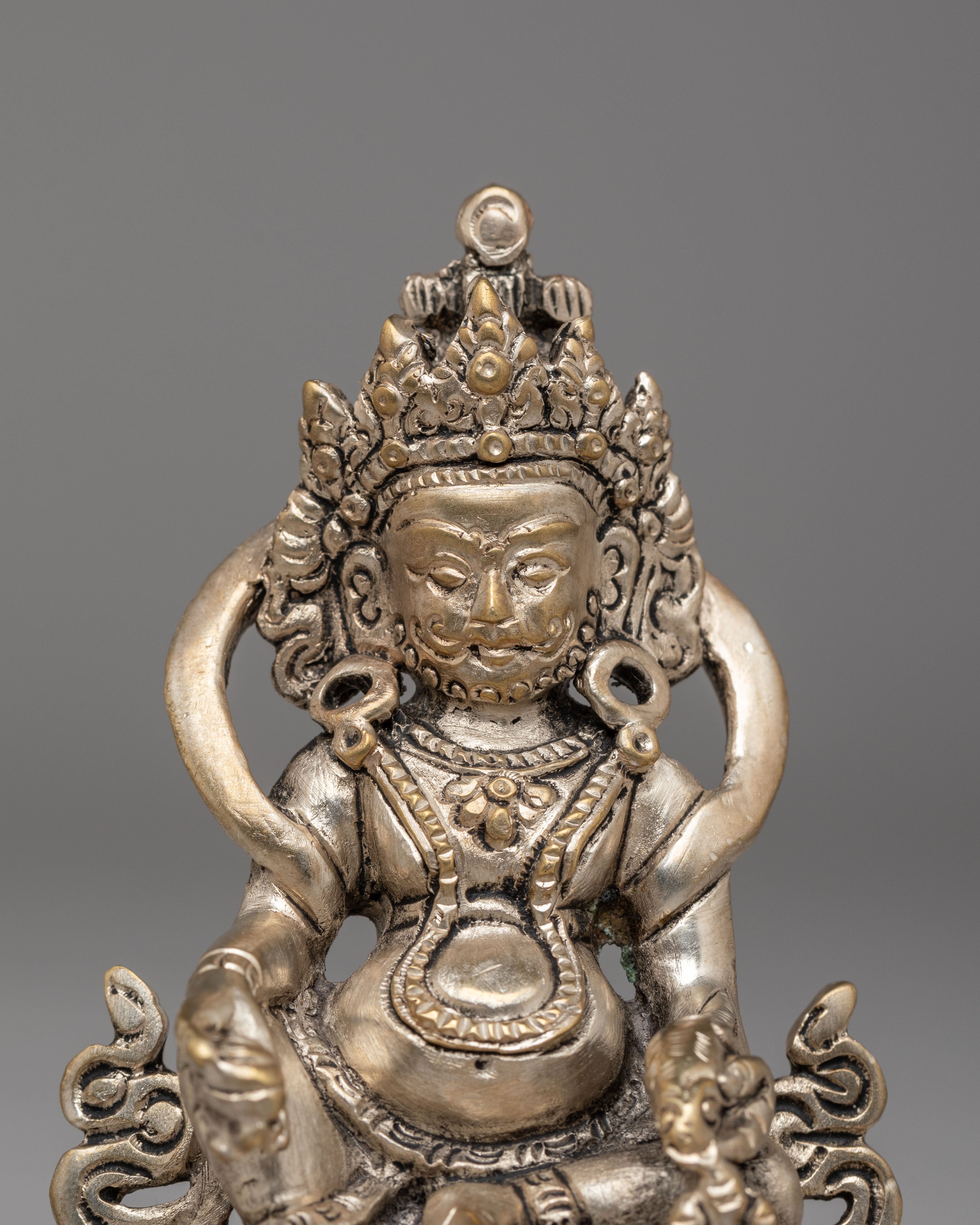 Machine Made Dzambhala Deity Statue | Tibetan Wealth Deity Figurine