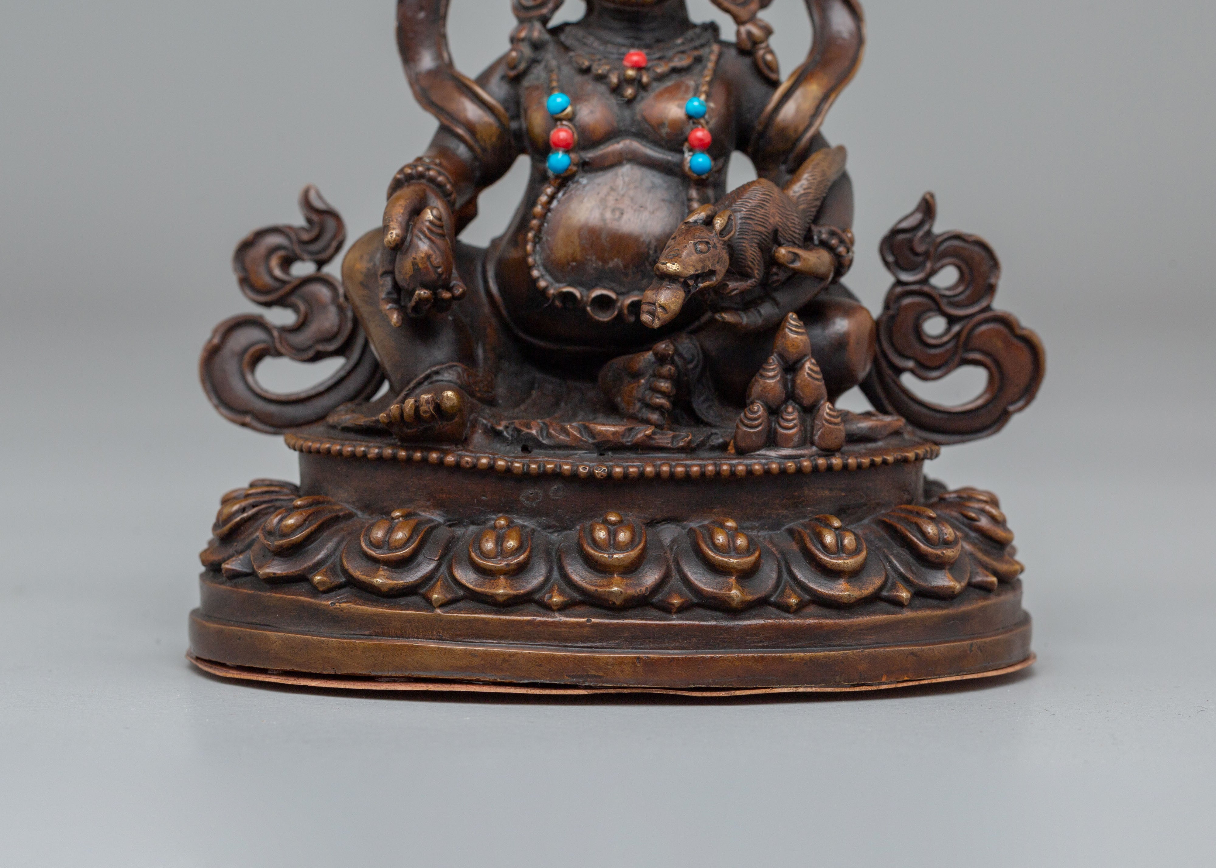Himalayan Wealth Dzambhala Deity Statue | Symbol of Prosperity