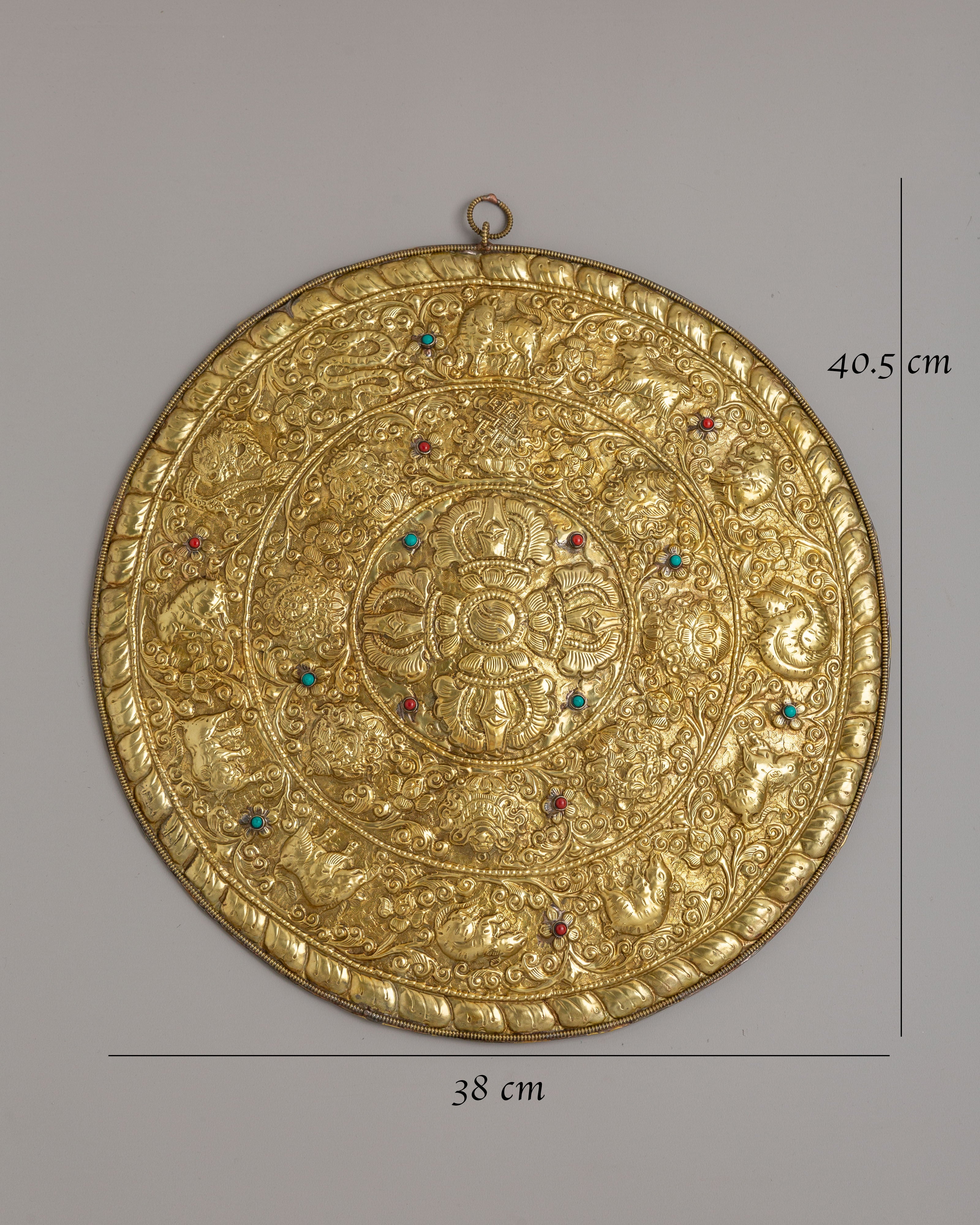 Sacred Mandala Wall Hanging | Handcrafted Tibetan Art