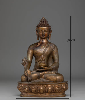 Medicine Buddha for Healing | Ideal for Altar Decor & Shrine