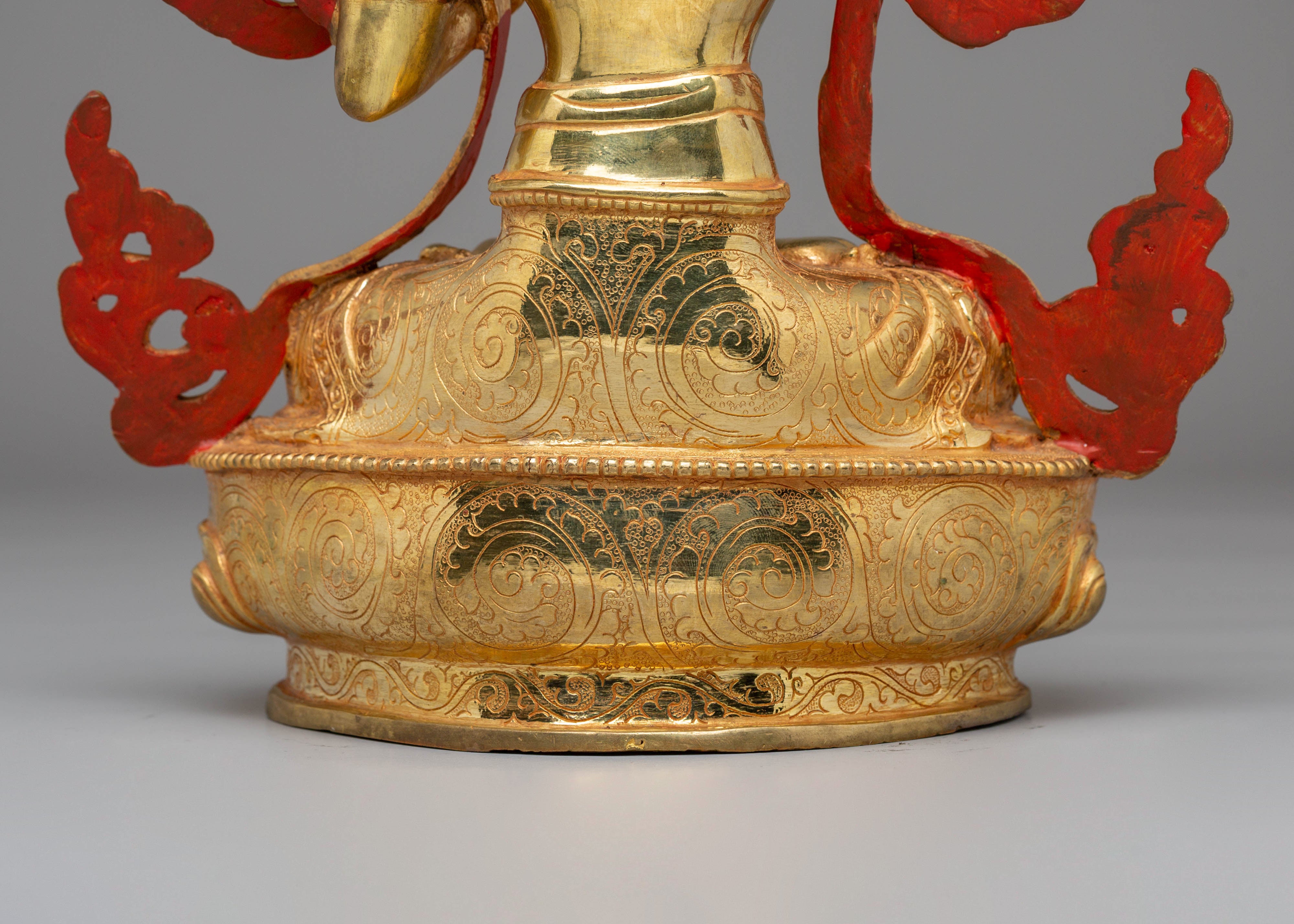 Handcrafted Manjushri Copper Statue | Tibetan Wisdom Deity Sculpture