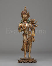 15 Years Old Standing Lokeshwor Statue  