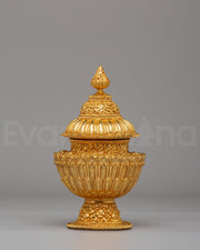 Gold Plated Dhupur Rice Pot
