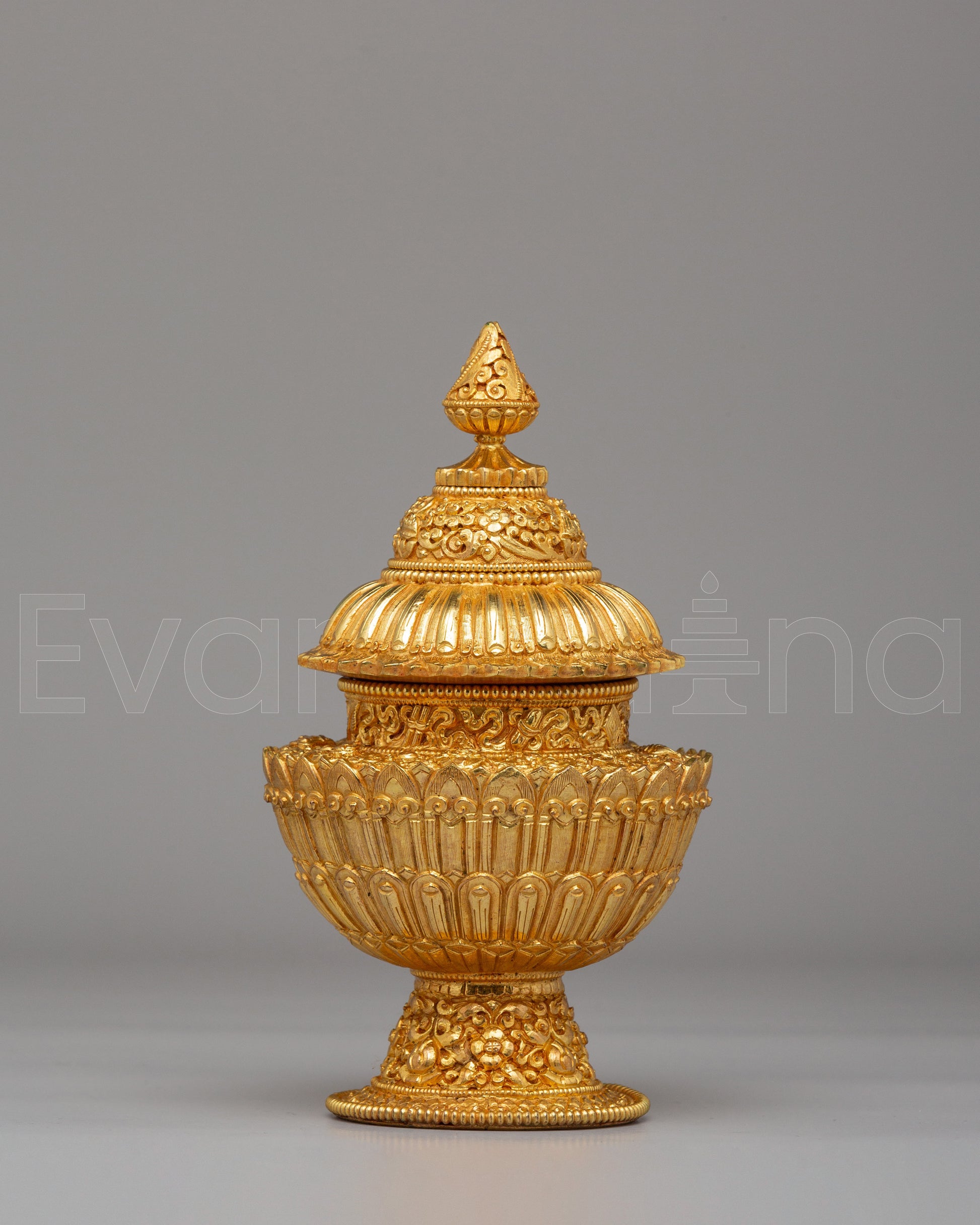 Gold Plated Dhupur Rice Pot