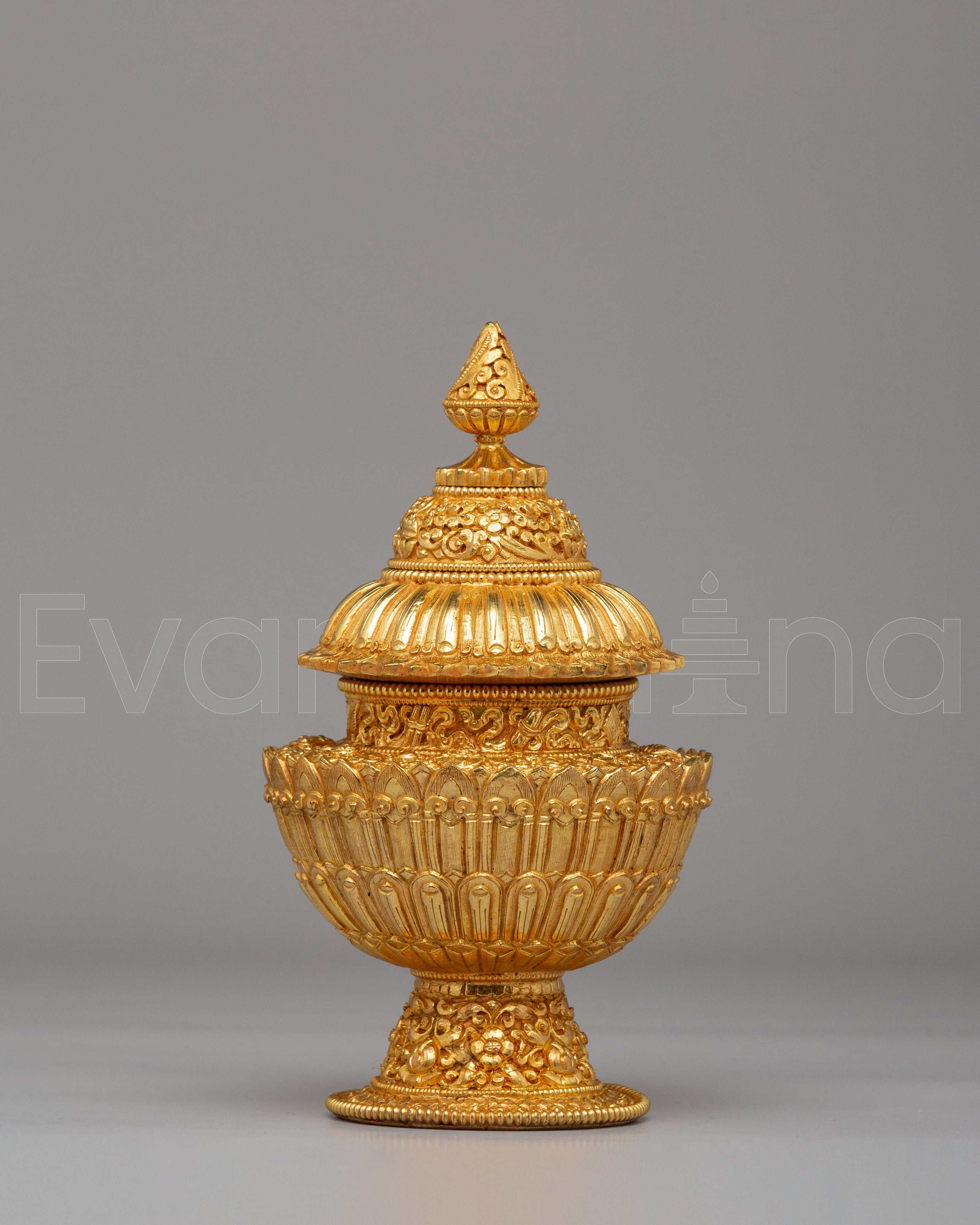 Gold Plated Dhupur Rice Pot
