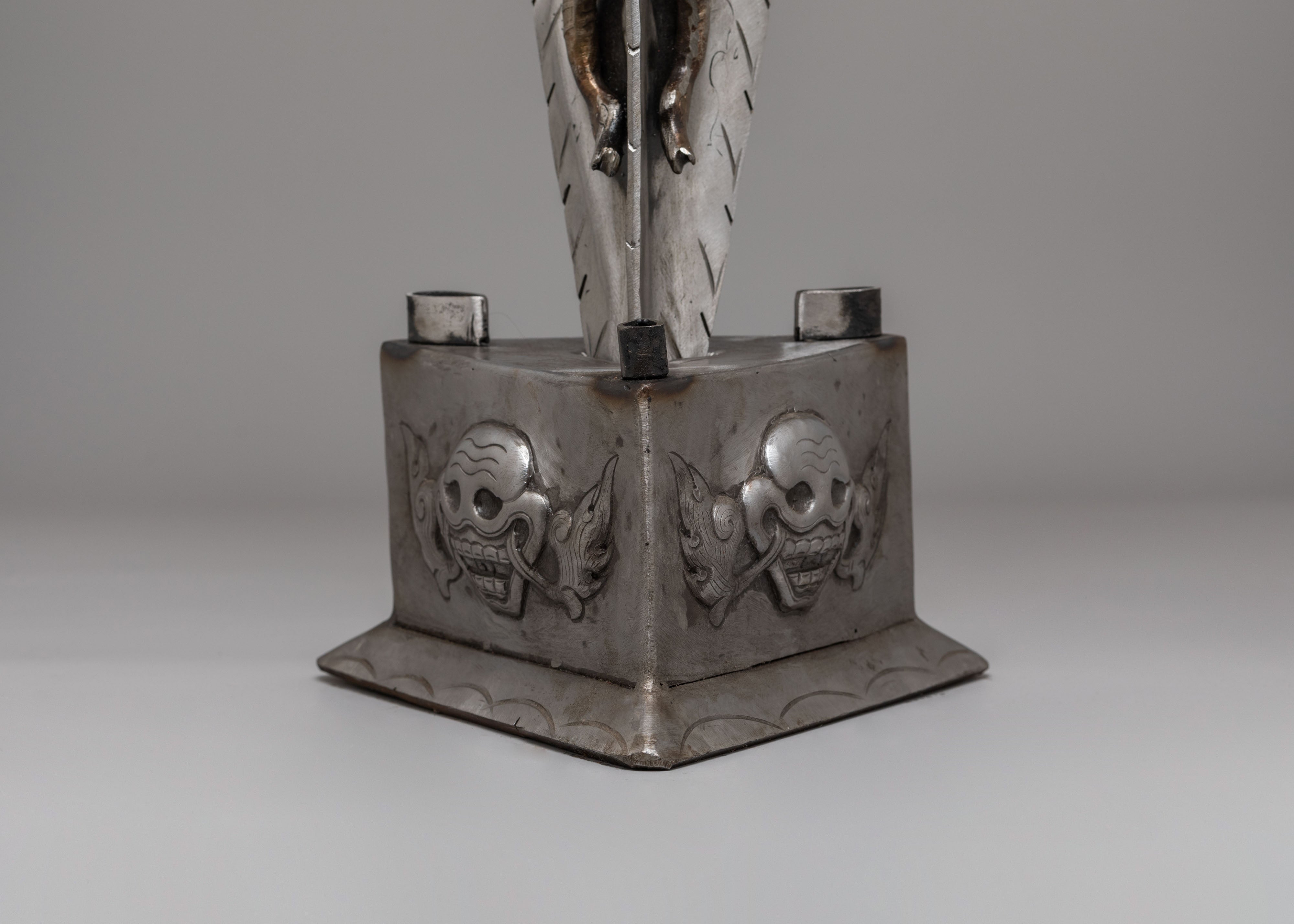 Traditional Tibetan Phurba Dagger | Sacred Ritual Tool for Spiritual Ceremonies