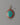 Handmade Om Symbol Locket | Spiritual Coral and Turquoise Jewelry