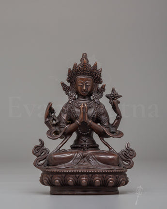 Handmade Chenrezig Altar Statue
