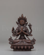 Handmade Chenrezig Altar Statue
