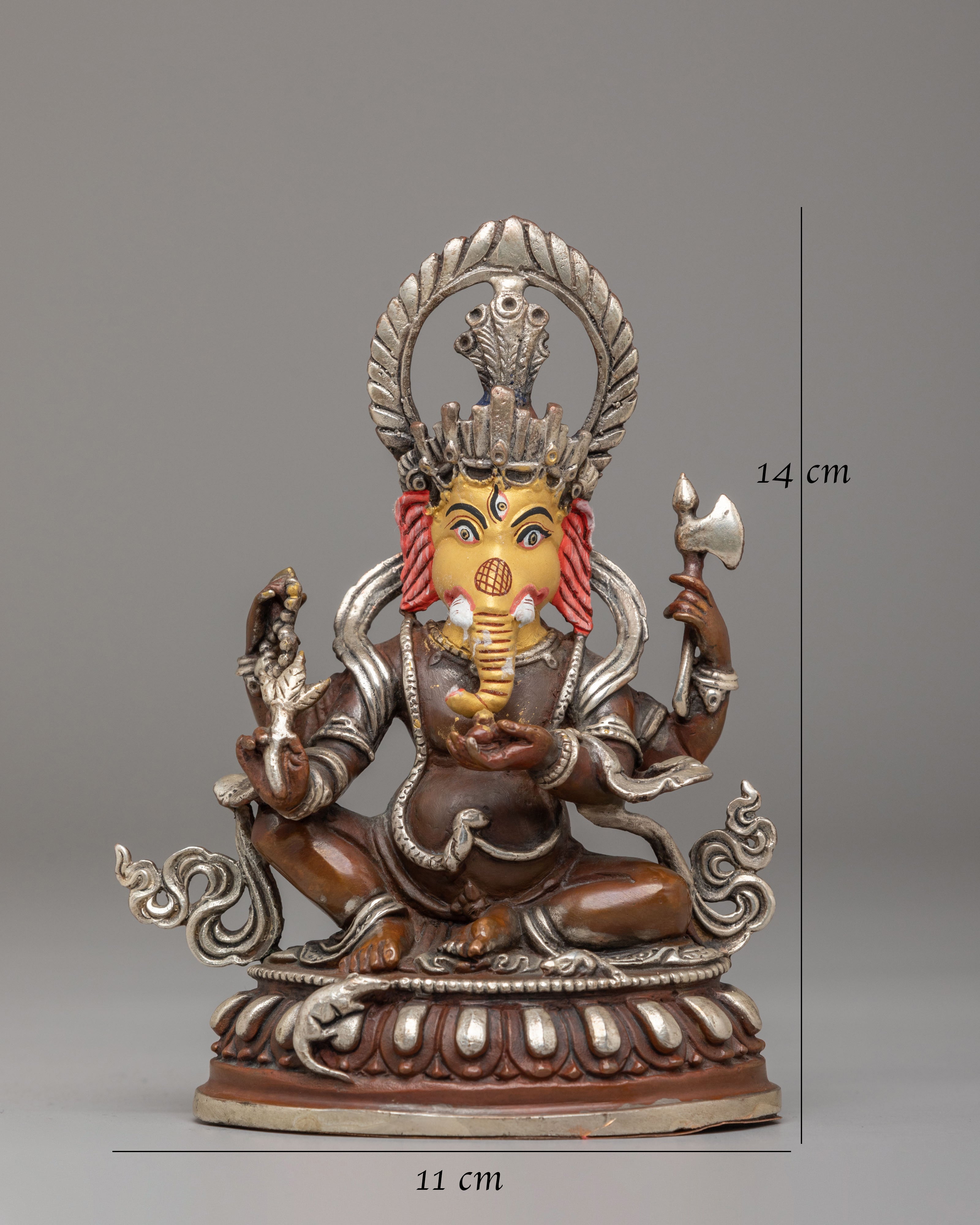 Handcrafted Ganesha Figurine | Statue for Prosperity and Spiritual Blessings