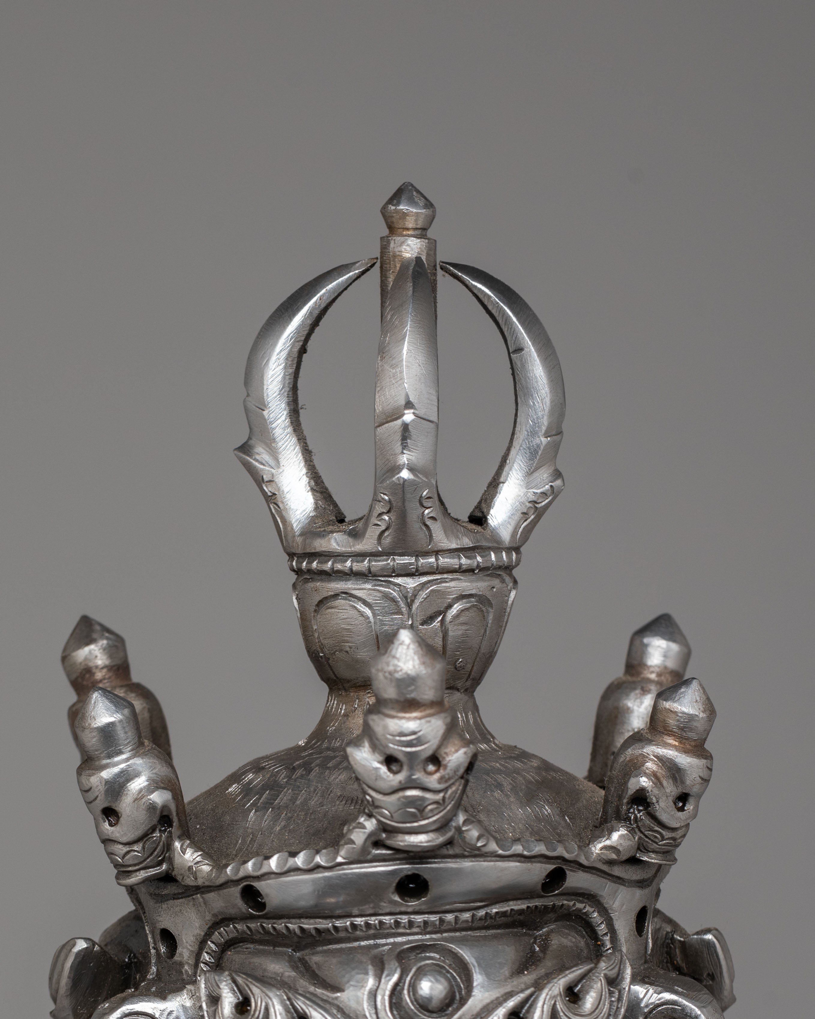 Traditional Tibetan Phurba Dagger | Sacred Ritual Tool for Spiritual Ceremonies