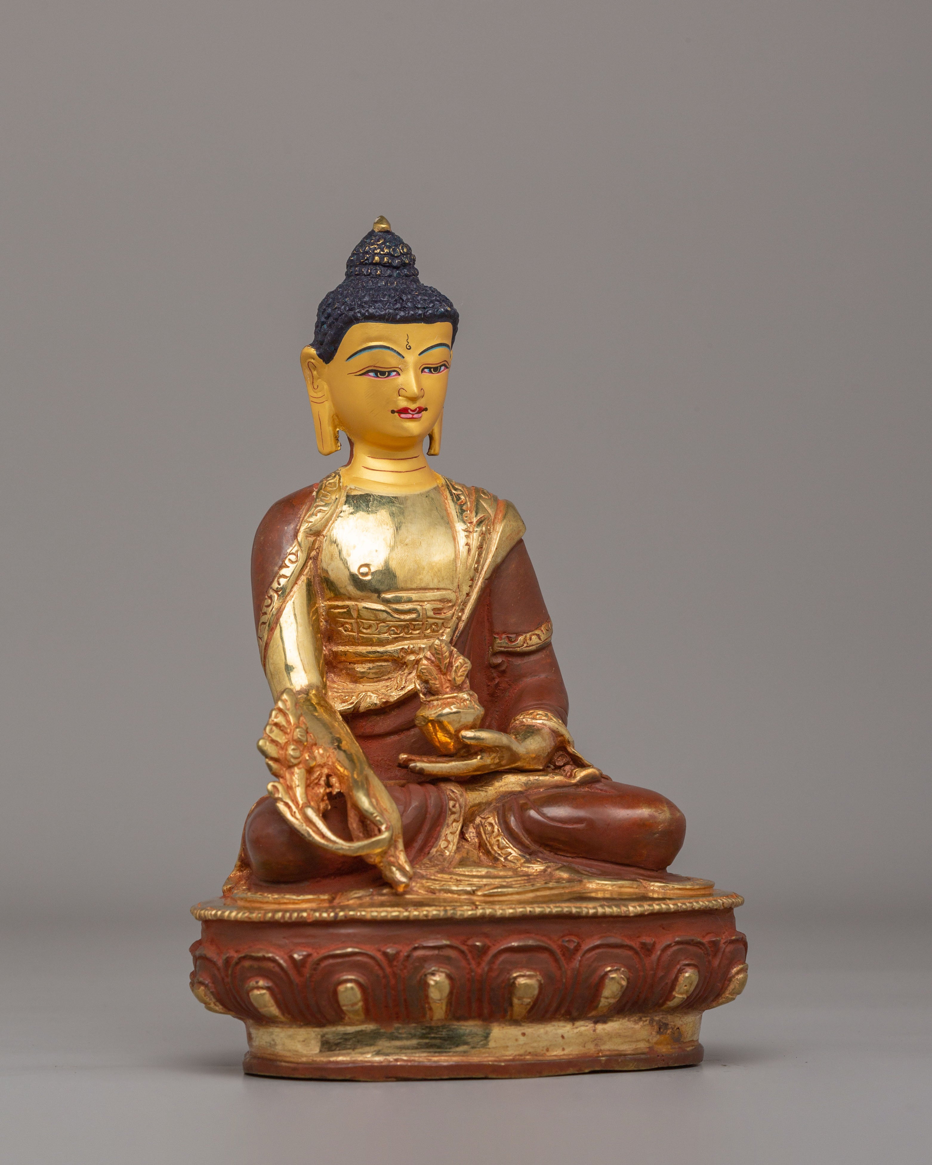 Buddhist Deity Medicine Buddha Statue | Healing Buddha Altar Decor
