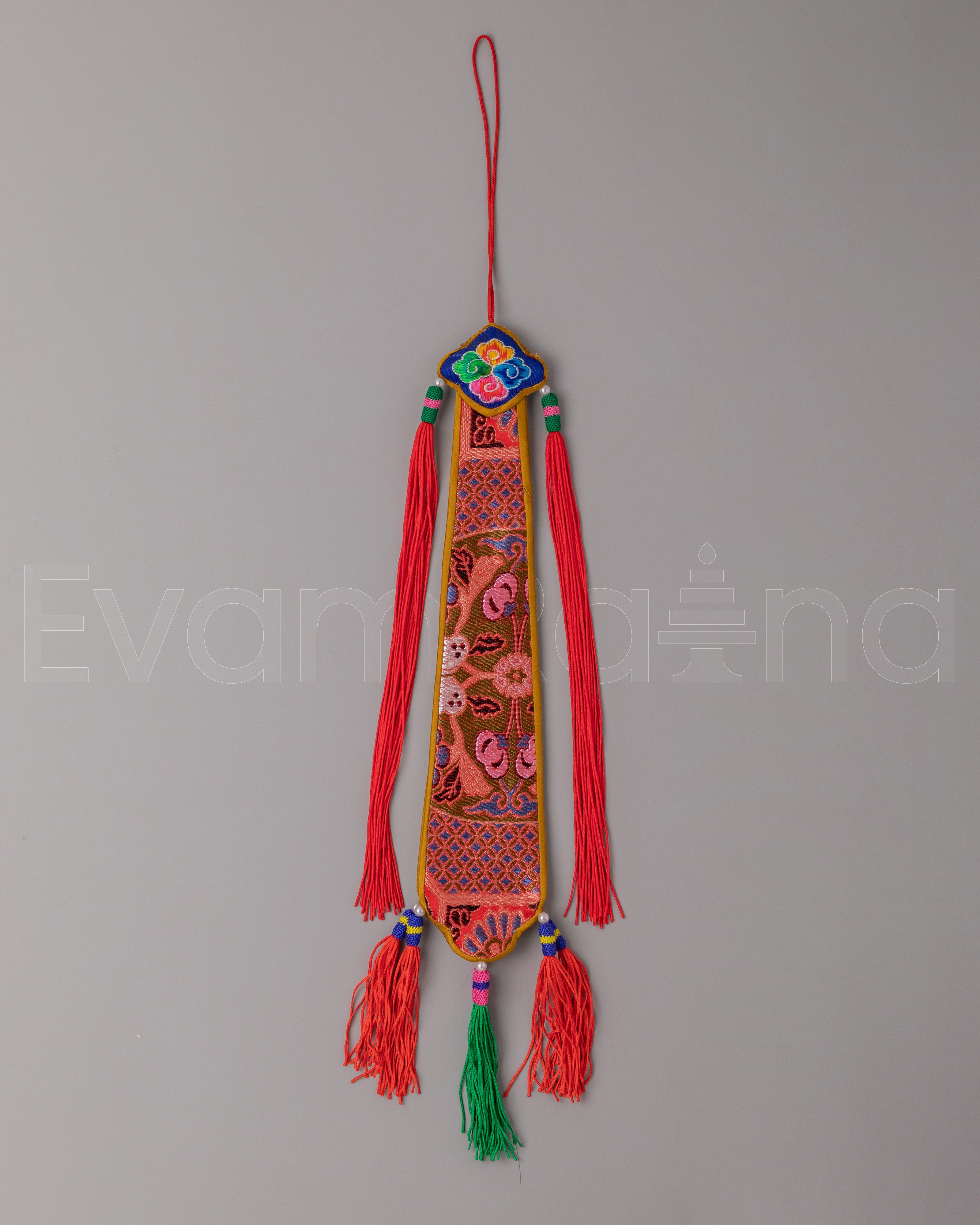 Tibetan Damaru Tail for Ritual Practice