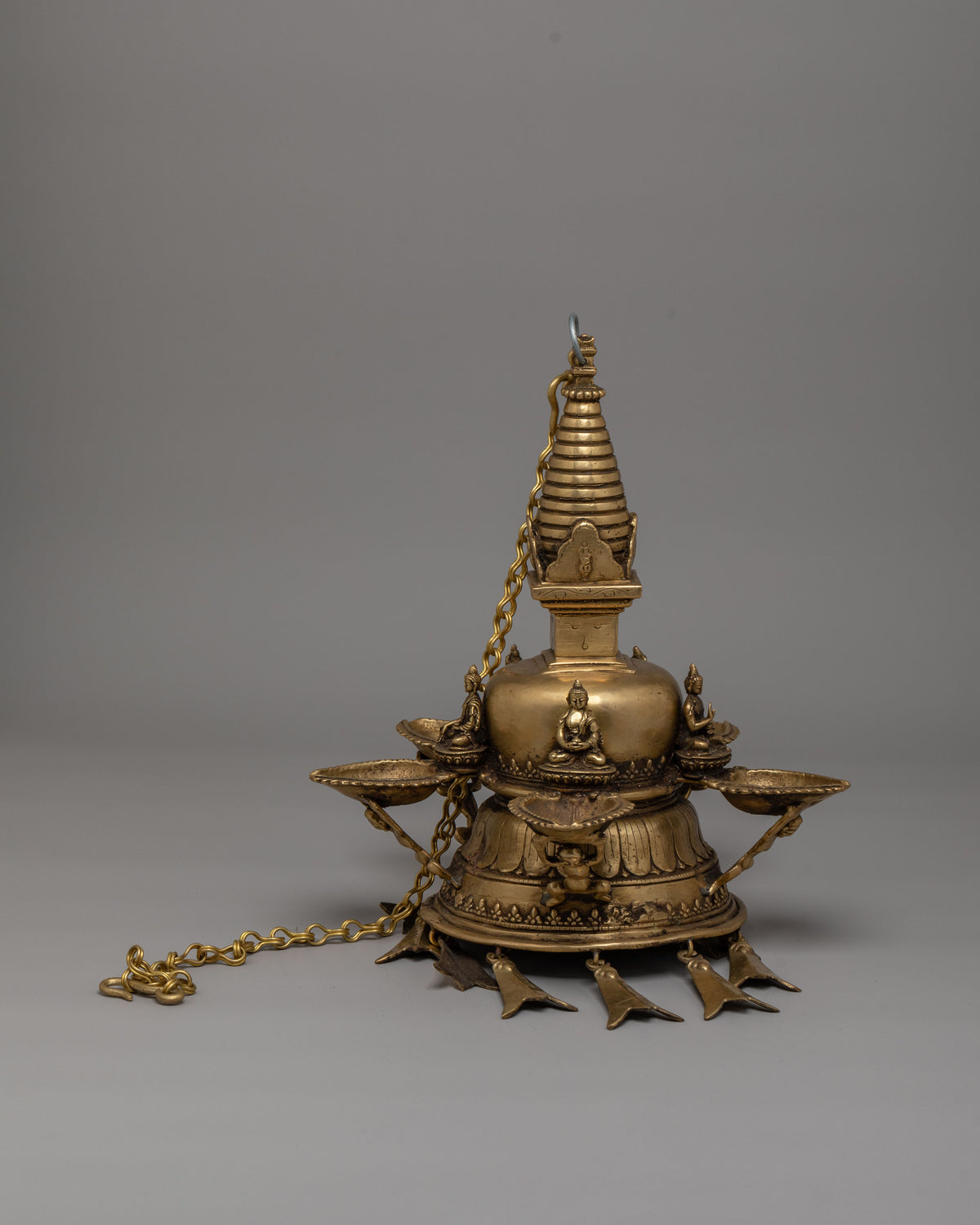 Traditional Hanging Stupa Dalucha | Tibetan Spiritual Decor