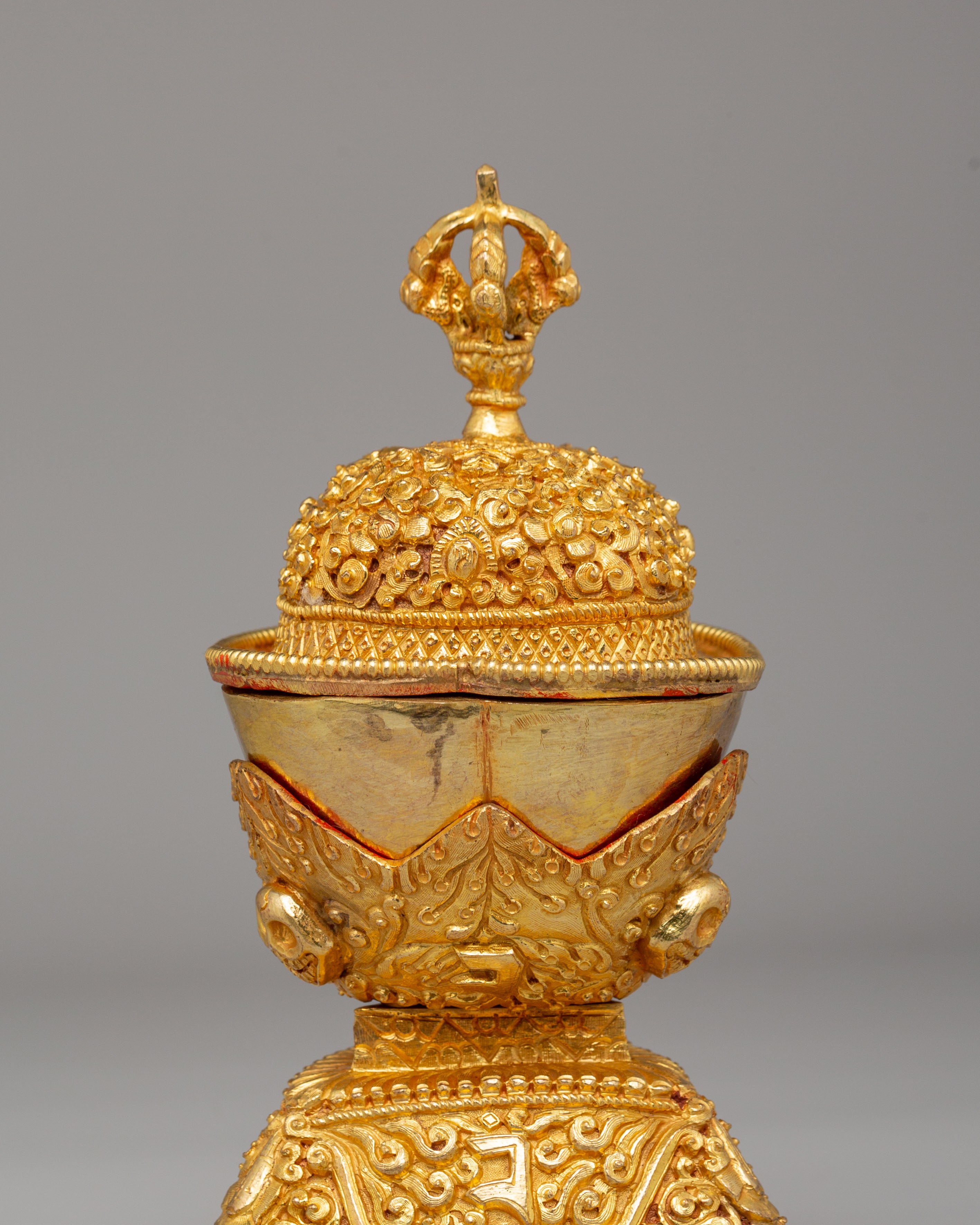 Kapala Buddhist Ritual Cup | Sacred Kapala for Meditation & Offerings