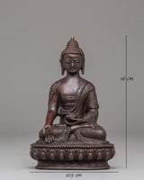 Oxidized Handcrafted Ratnasambhava Statue