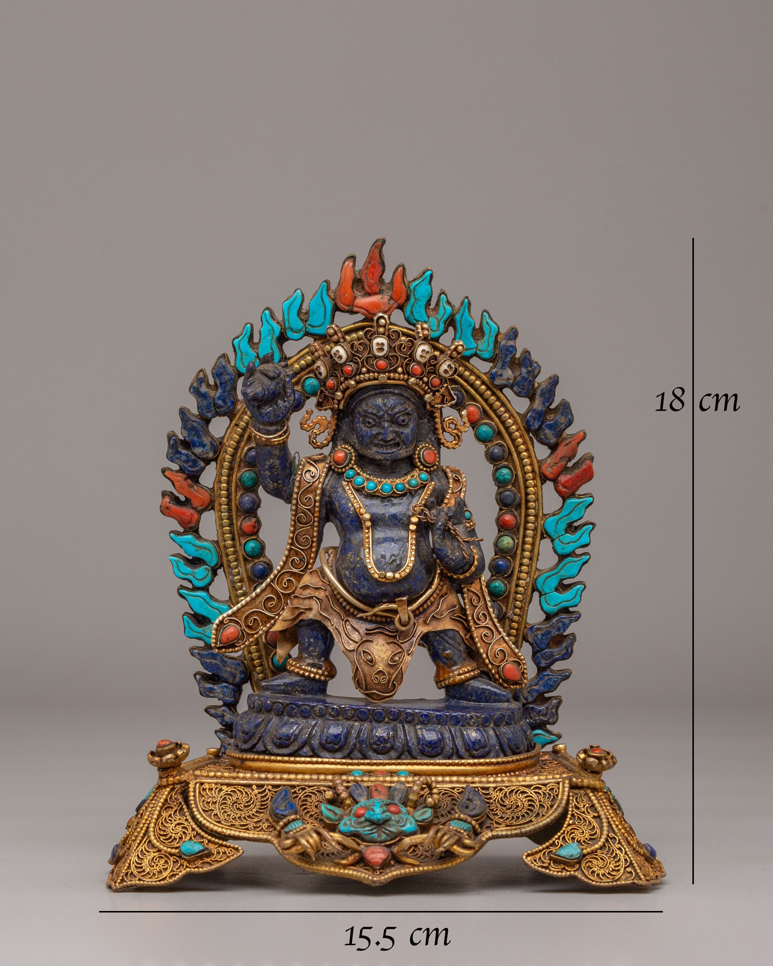 Vajrapani Protector Deity Statue | Spiritual Tibetan Art