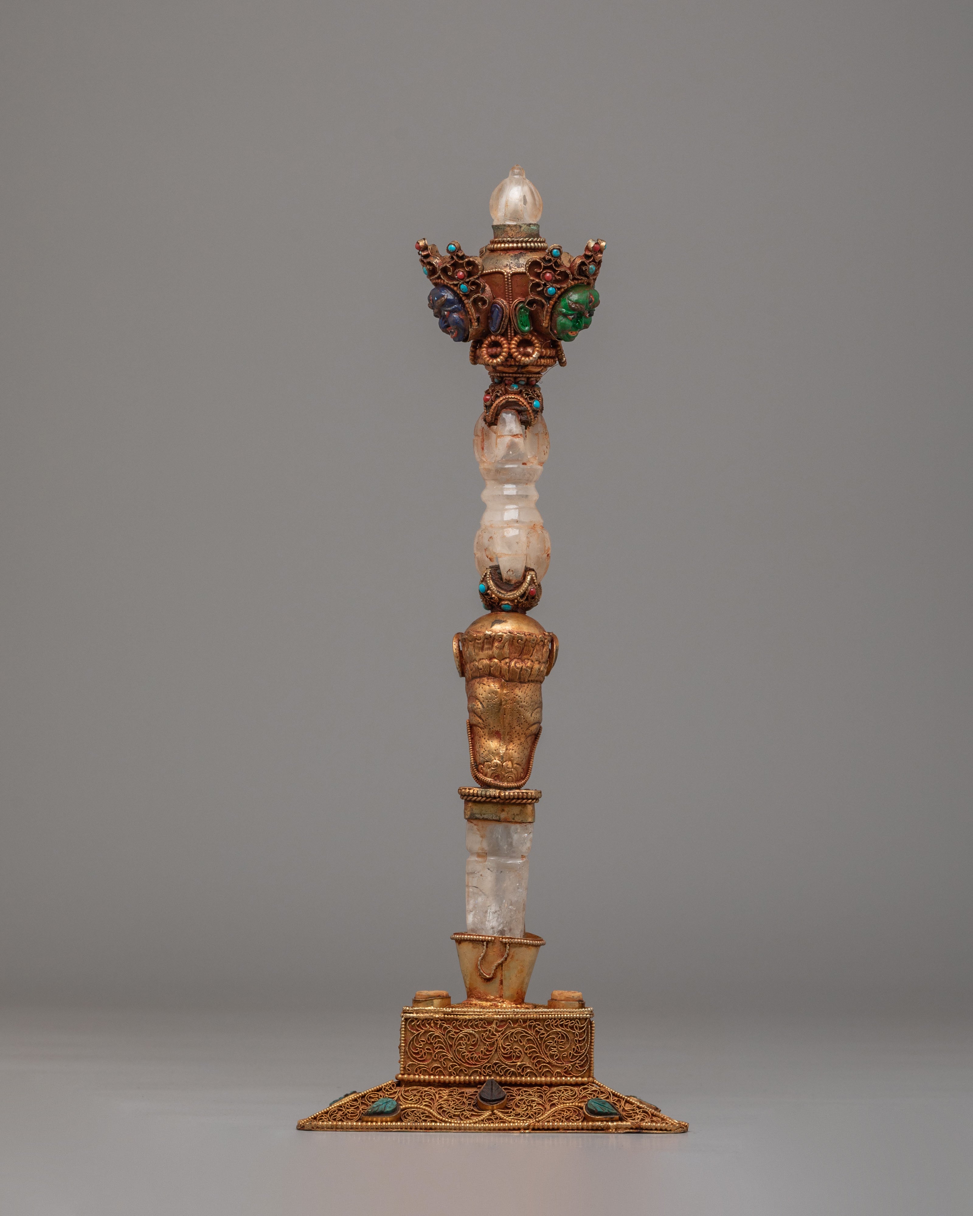 Ceremonial Ritual Dagger Phurba | Sacred Vajrayana Dagger